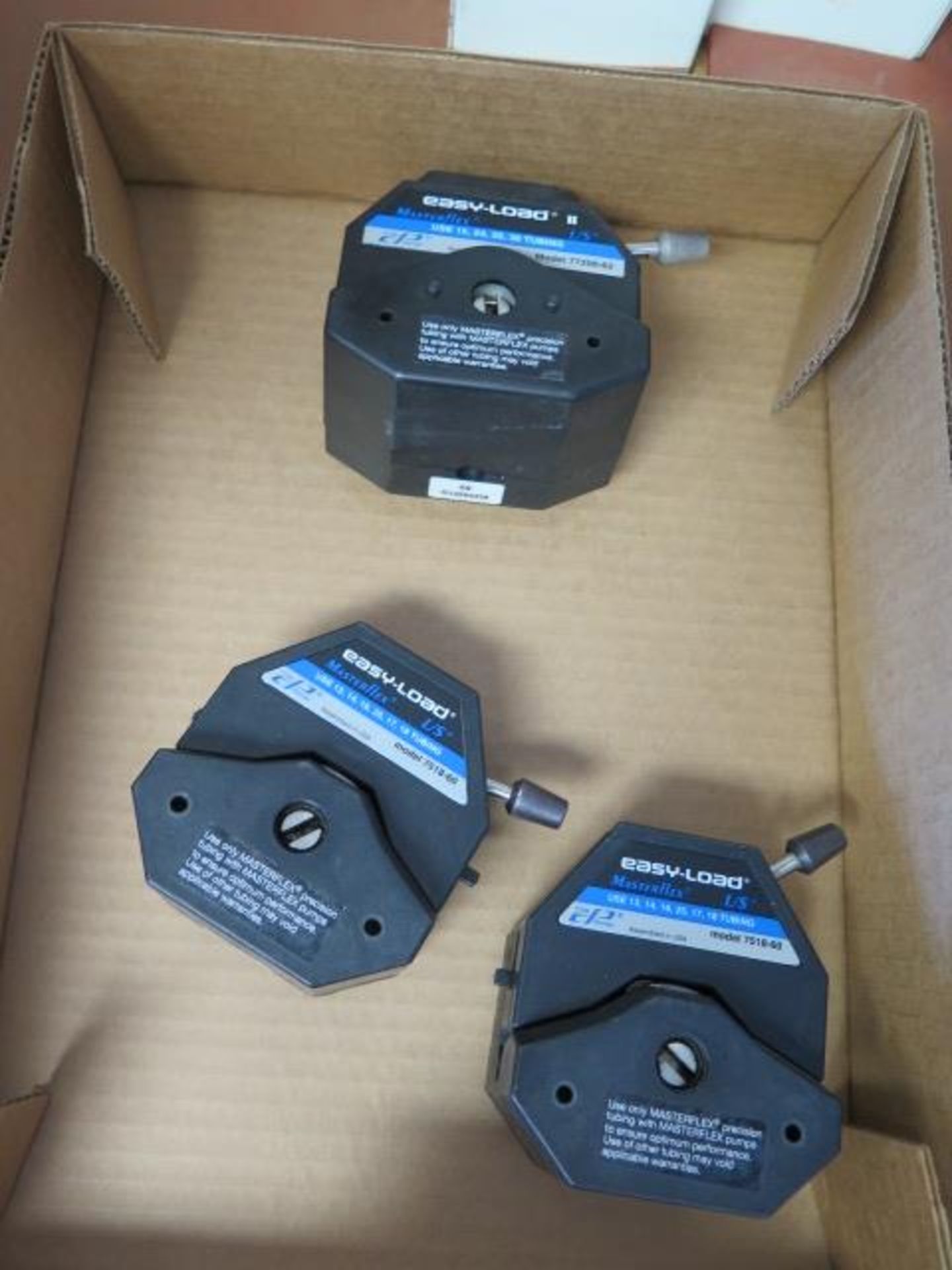 Cole-Parmer mdl. 77200-62 and 7518-61 Parastaltic Pump Heads (3) (SOLD AS-IS - NO WARRANTY) - Image 2 of 5
