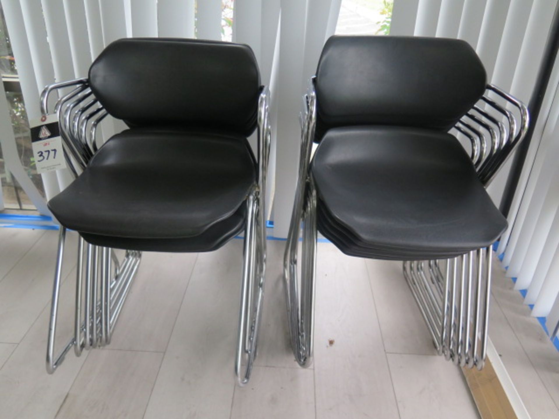 Stackable Office Chairs (12) (SOLD AS-IS - NO WARRANTY)