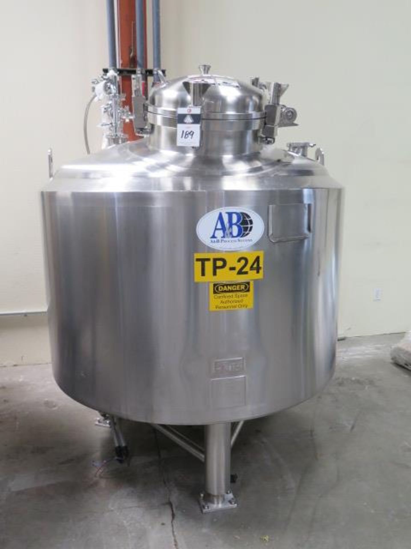 Halloway America Stainless Steel Jacketed Vessel w/ Inspection and Processing Ports, SOLD AS IS