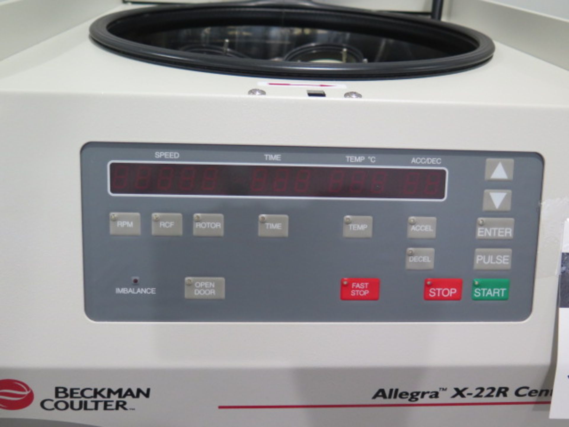Beckman Coulter Allegra X-22R Centrifuge s/n ALB11B013 (SOLD AS-IS - NO WARRANTY) (SOLD AS-IS - NO - Image 6 of 9
