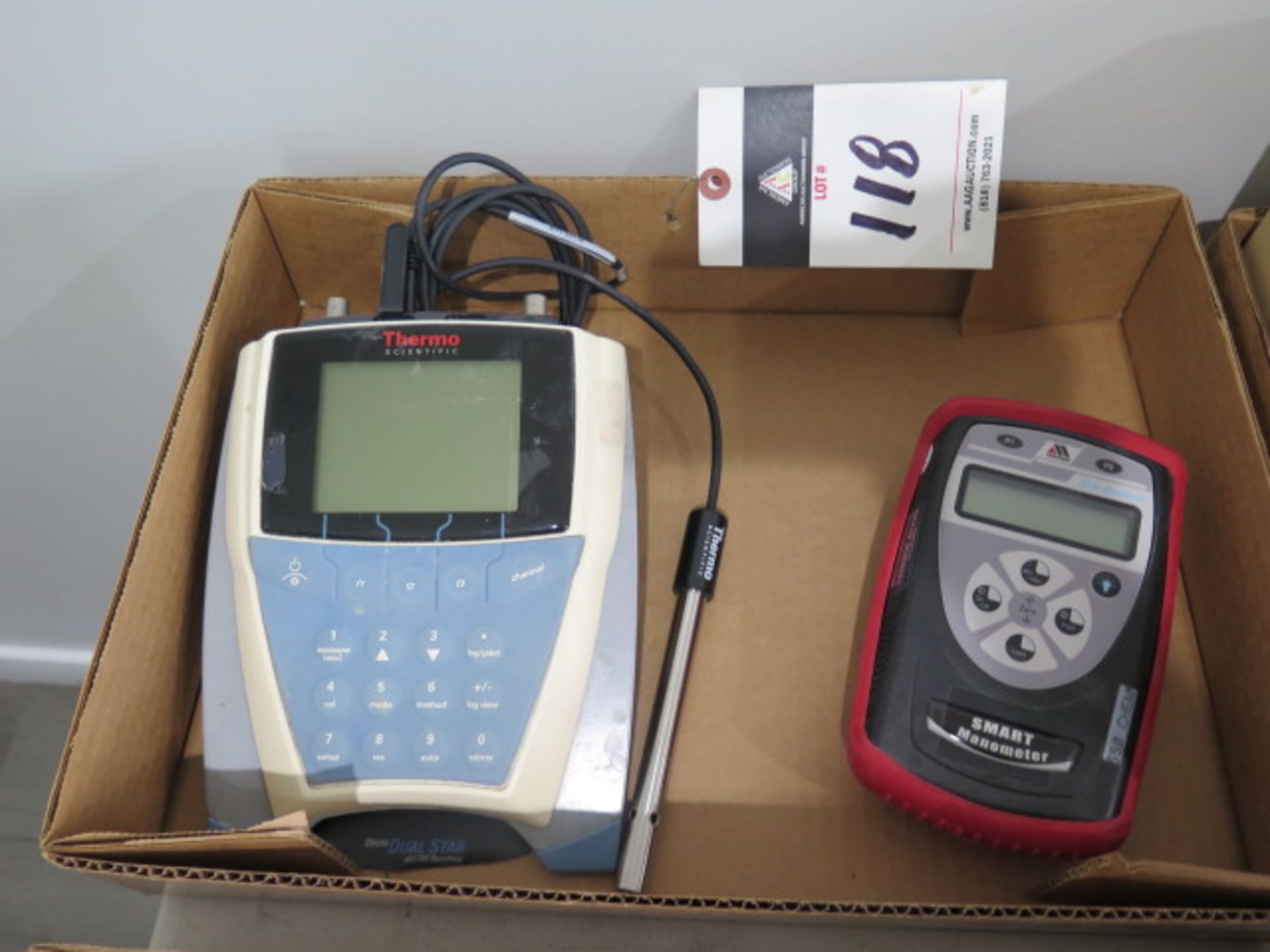 Thermo Scientific Orion Dual Star pH/ISE Meter and Meriam M2 Series Smart Manometer (SOLD AS-IS - NO