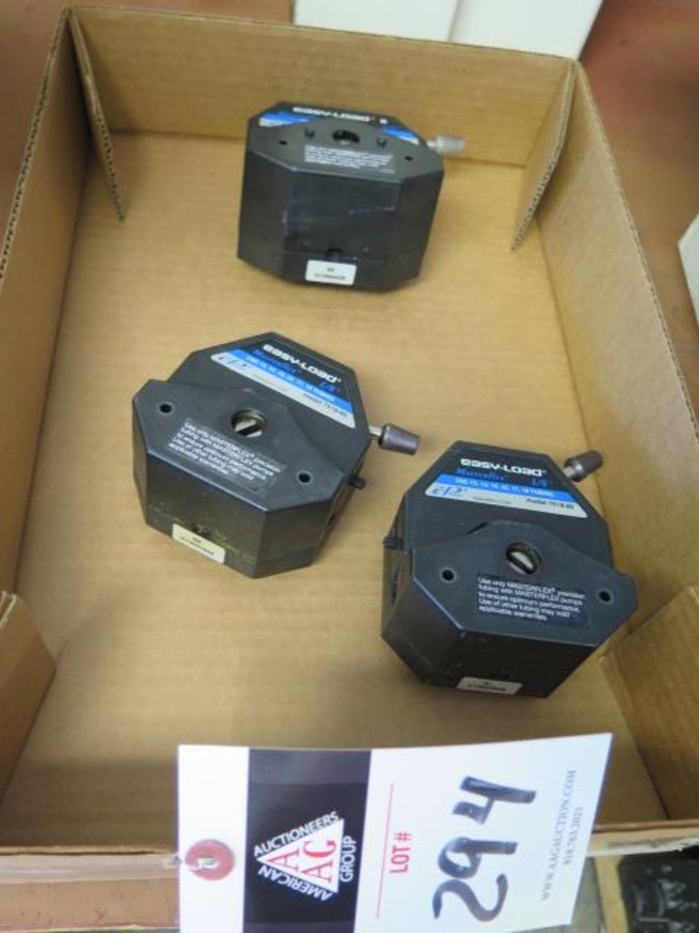 Cole-Parmer mdl. 77200-62 and 7518-61 Parastaltic Pump Heads (3) (SOLD AS-IS - NO WARRANTY)