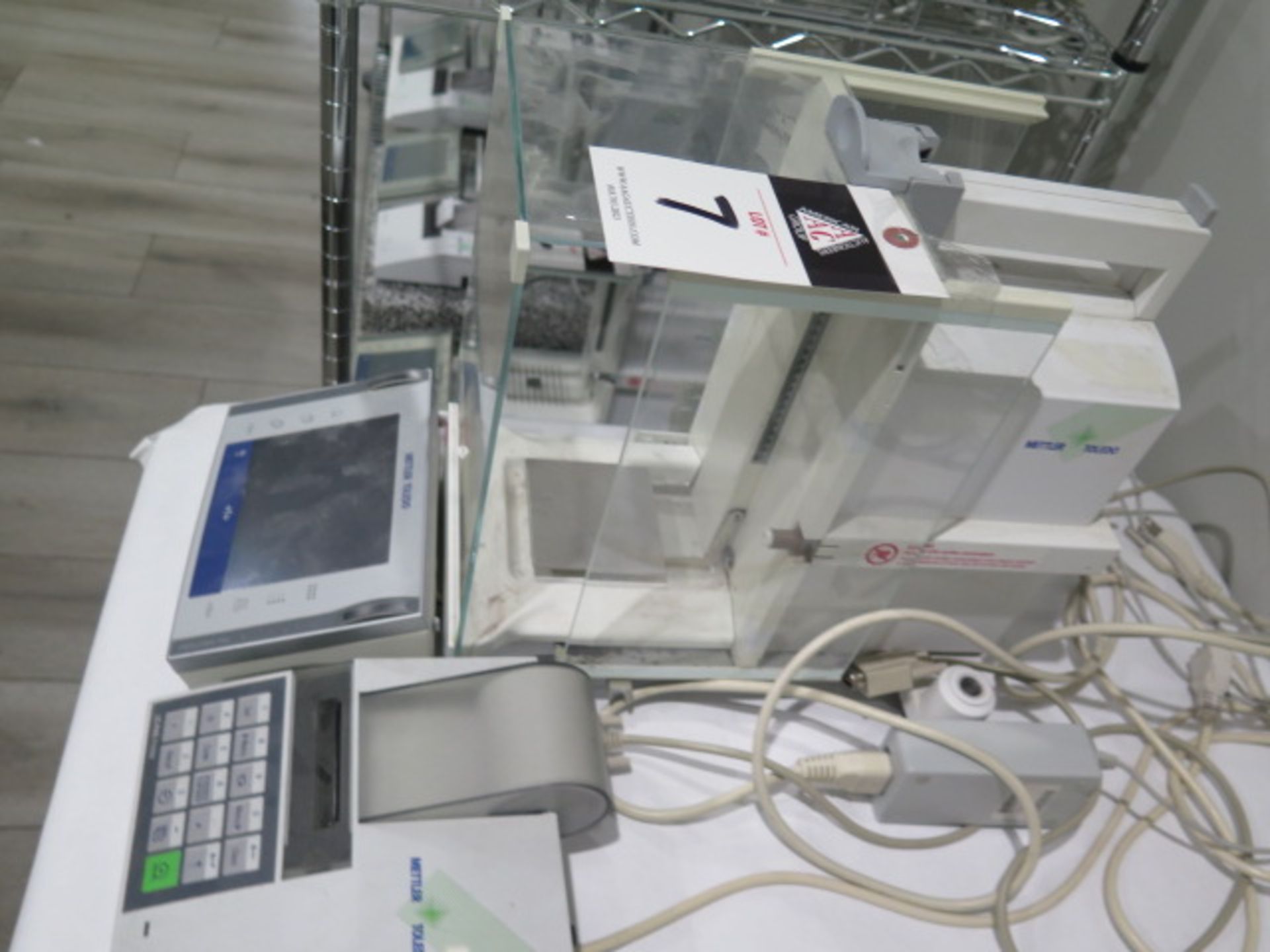 Mettler Toledo XP205 DeltaRange Analytical Balance Scale 0.01mg-220g w/ Mettler Printer, SOLD AS IS - Image 3 of 8