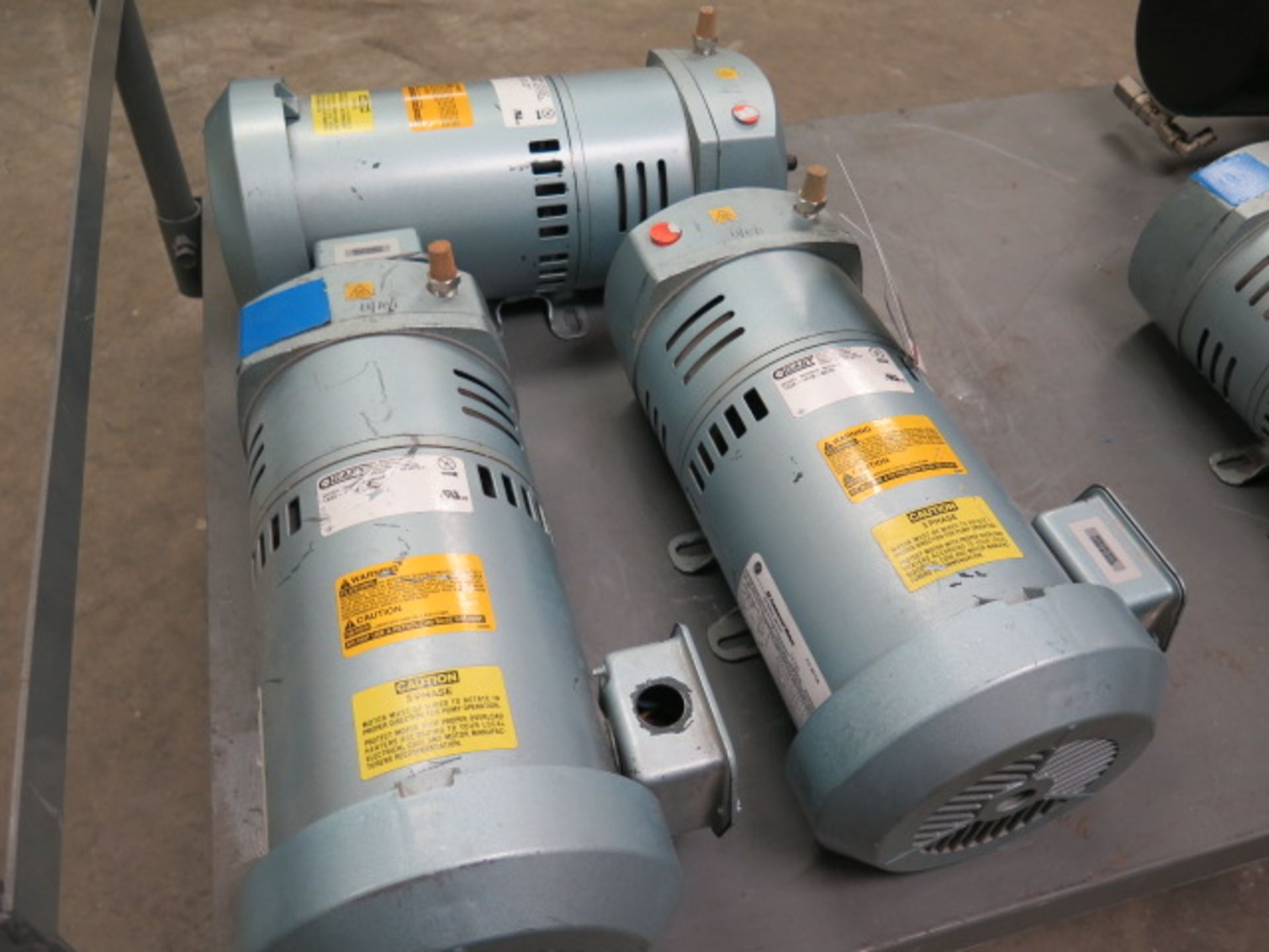 Gast mdl. 1023-101Q-G279 Vacuum Pumps (3) 3/4Hp 208-230/380-460V (SOLD AS-IS - NO WARRANTY) - Image 2 of 5