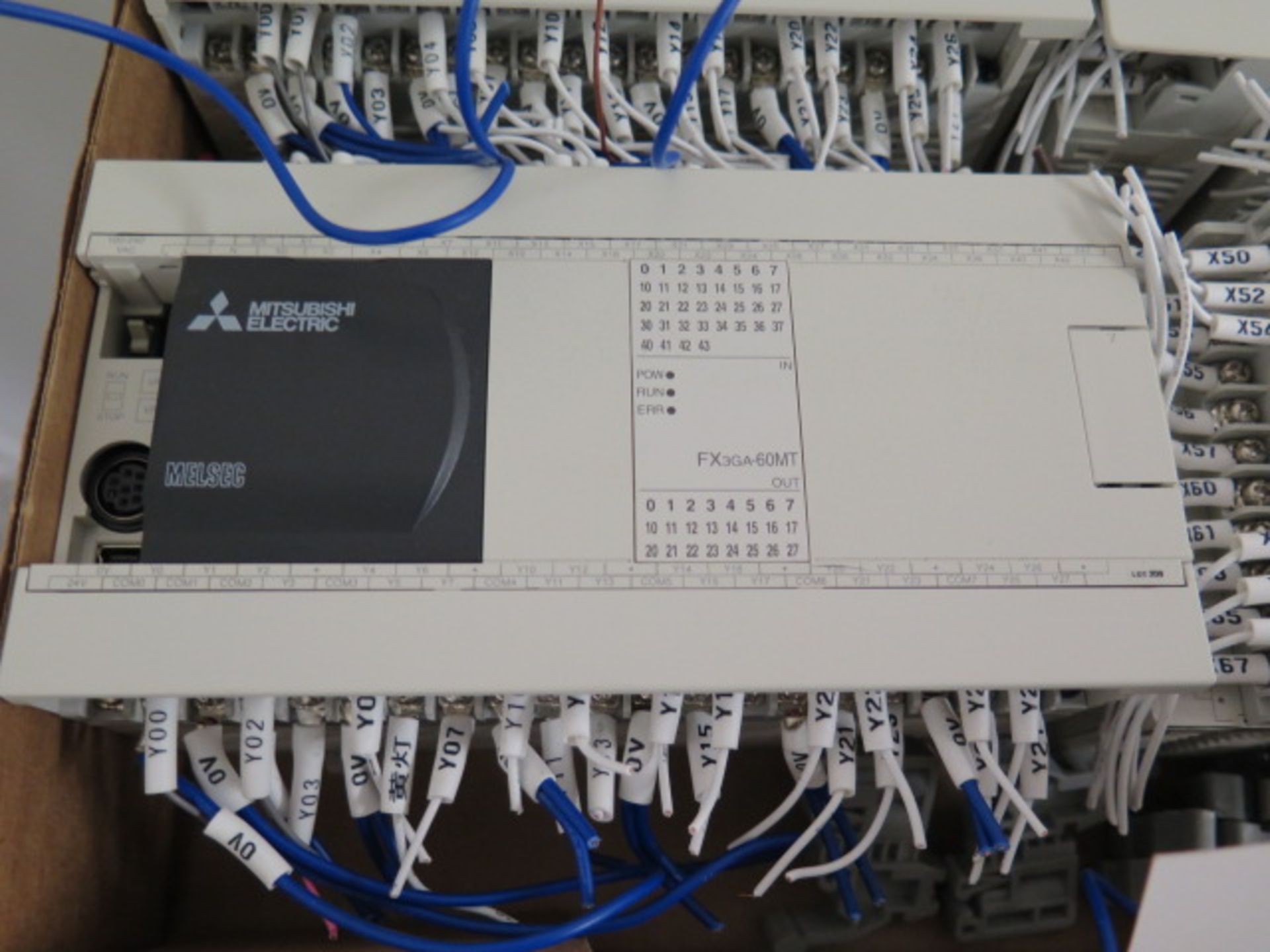 Mitsubishi Electric FX3GA-60MT Controller w/ FX2N-16EX Controller, FX2N-16EYT Controller and FX3GA-4 - Image 3 of 6