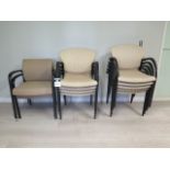 Stackable Office Chairs (11) (SOLD AS-IS - NO WARRANTY)