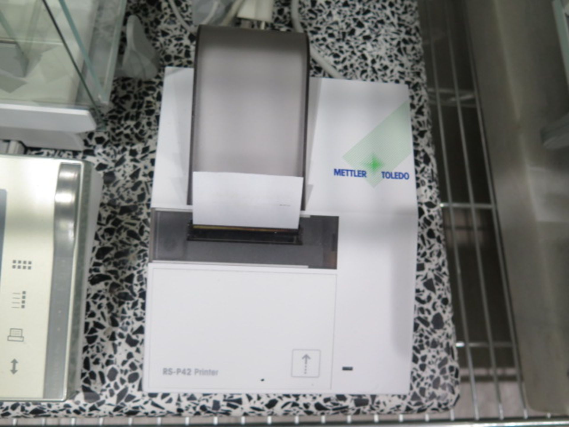 Mettler Toledo XP56 Analytical Balance Scale 52g w/ Metrtler Toledo Printer and Granite, SOLD AS IS - Image 6 of 9