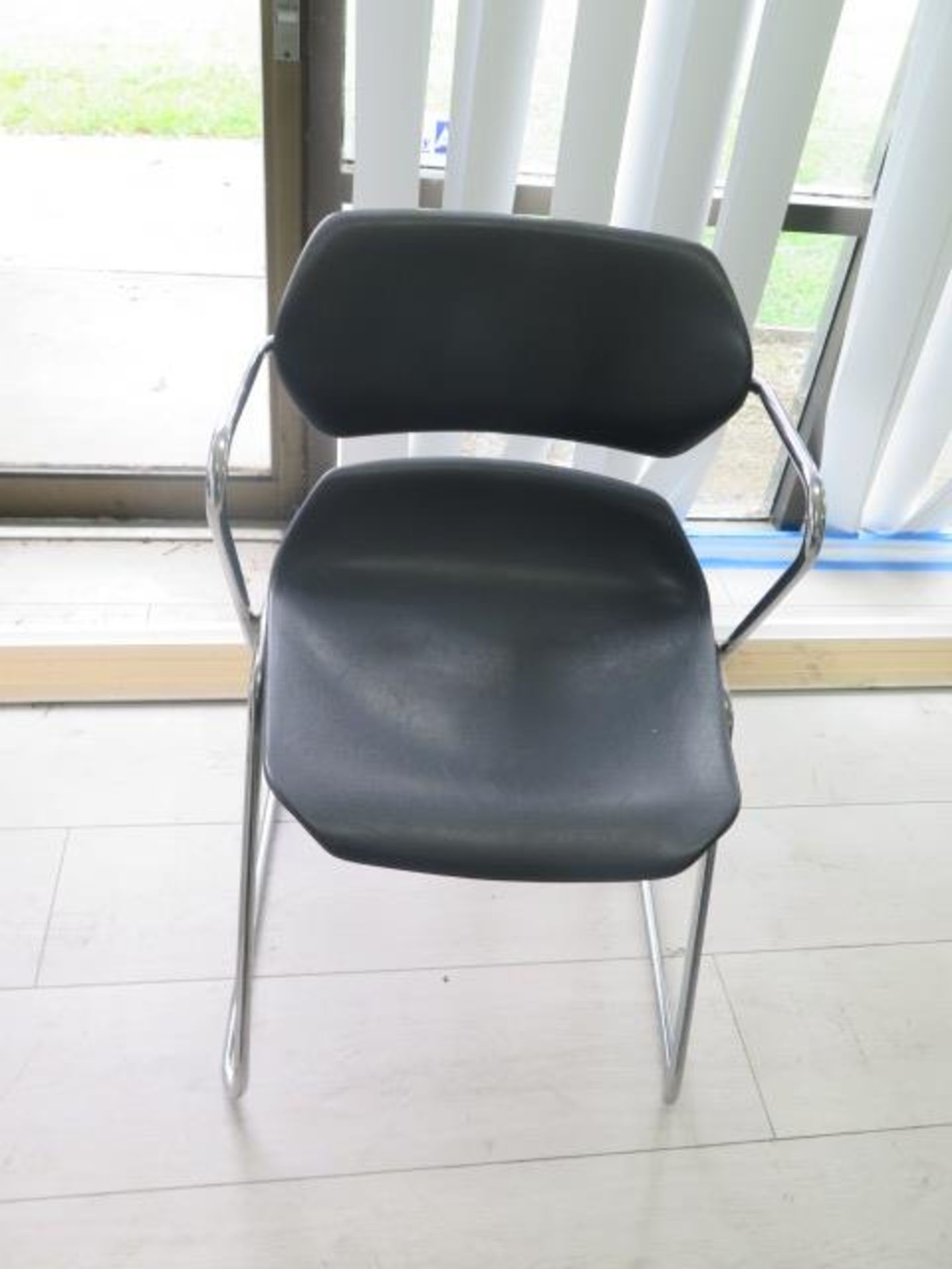 Stackable Office Chairs (12) (SOLD AS-IS - NO WARRANTY) - Image 3 of 4