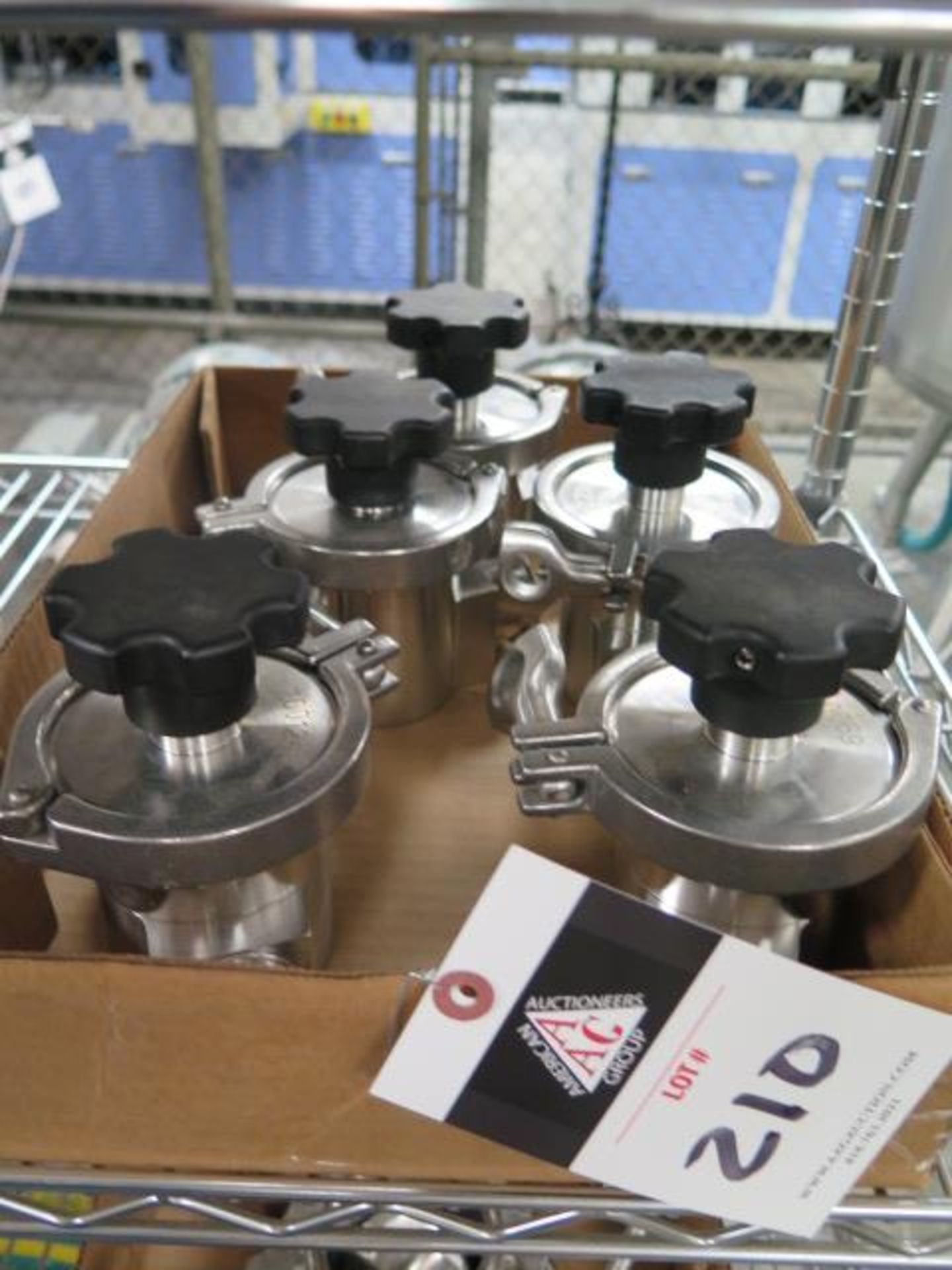 Stainless Steel Valves (SOLD AS-IS - NO WARRANTY)