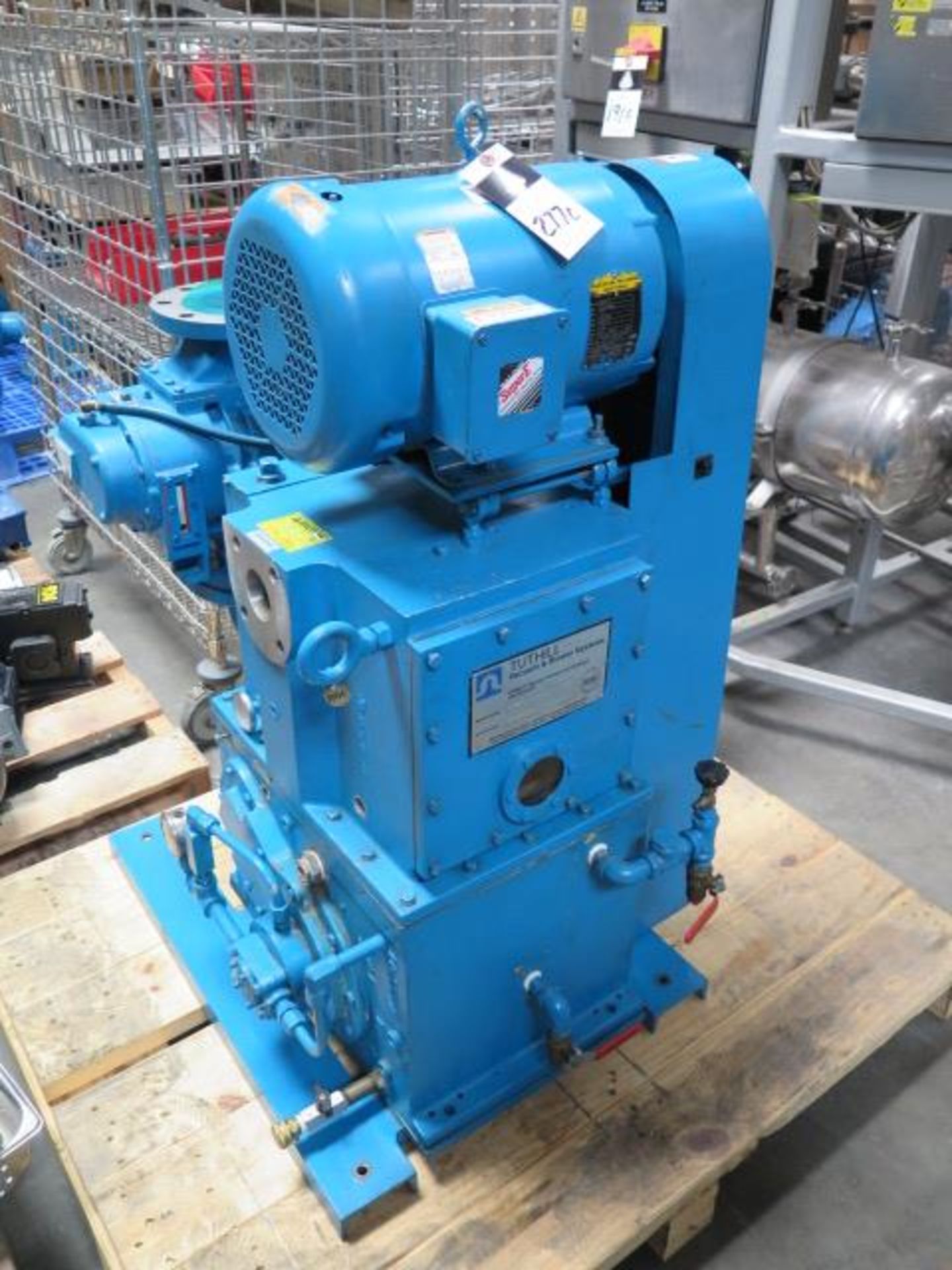 Kinney / Tuthill KT150C Vacuum Pump w/ 7.5Hp Motor, 3Hp Suction Motor (SOLD AS-IS - NO WARRANTY) - Image 2 of 7