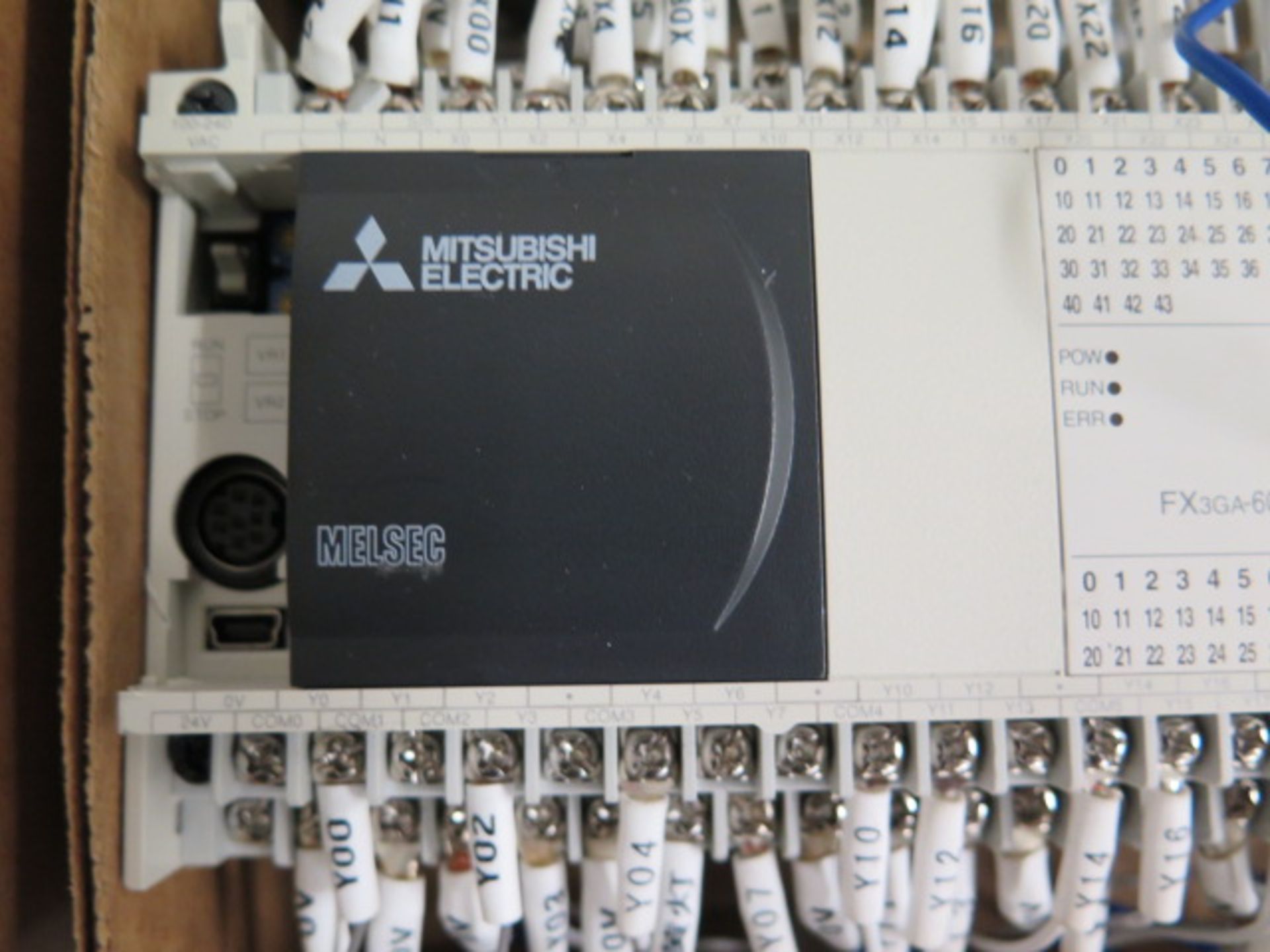 Mitsubishi Electric FX3GA-60MT Controller w/ FX2N-16EX Controller, FX2N-16EYT Controller and FX3GA-4 - Image 4 of 4