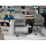 Airtech HP-200V 80 torr Vacuum Pumps (2) 200-240V (SOLD AS-IS - NO WARRANTY)