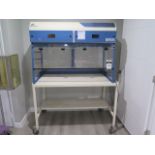 Air Science "Basic" PurAir Ductless Fume Hood mdl. P5-48-XT s/n P90823 w/ Rolling Table, SOLD AS IS