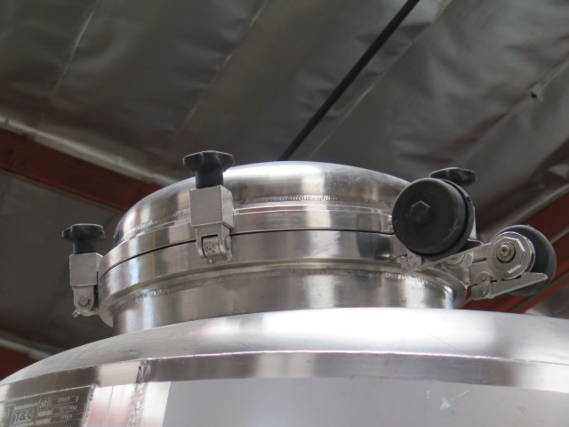 2010 T & C 900 Gallon Stainless Steel Jacketed Vessel s/n TC7209 (SOLD AS-IS - NO WARRANTY) - Image 8 of 10