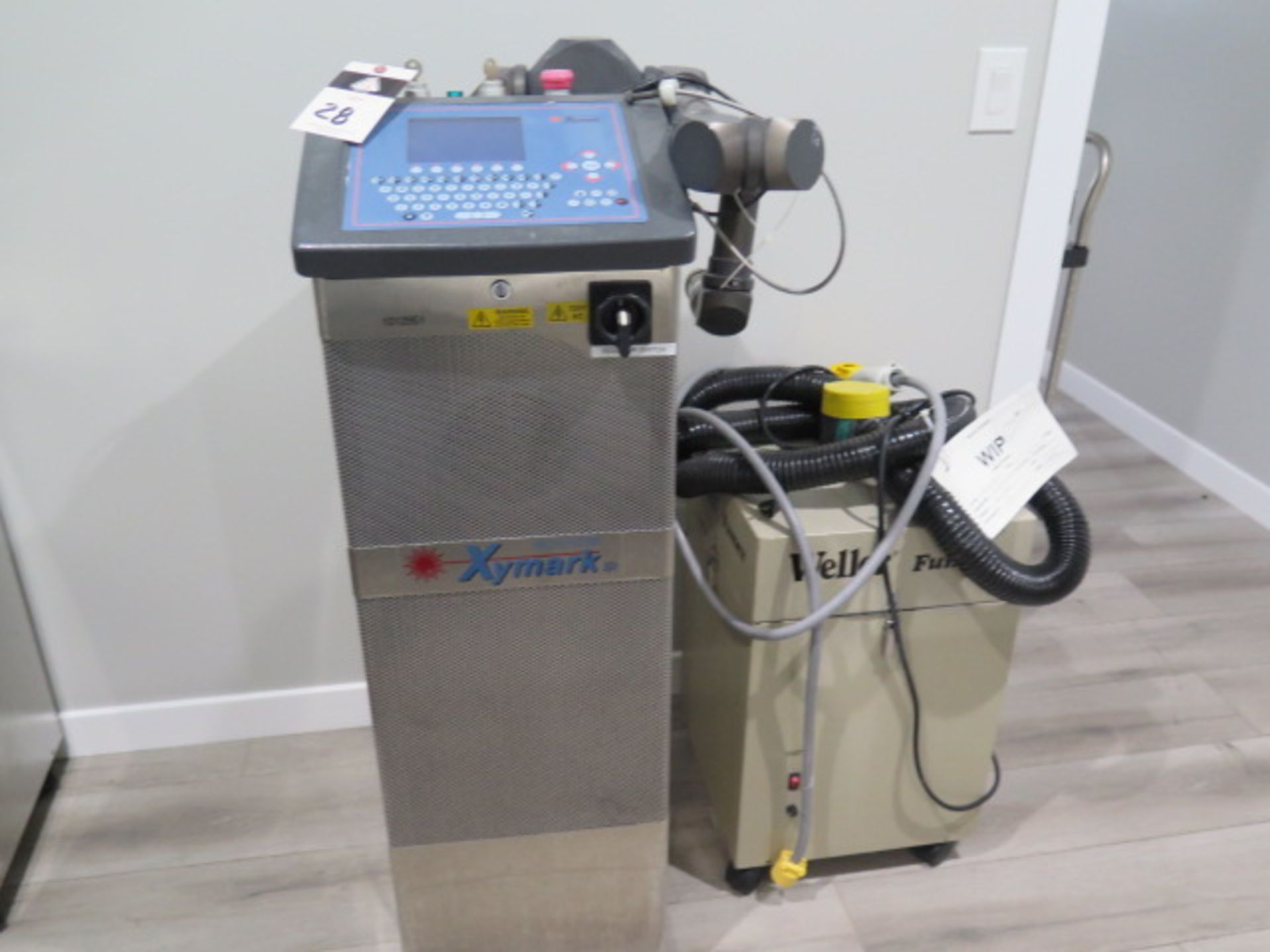 Lumonics XYMARK E.f.x Laser Marking System w/ Vacuum System (SOLD AS-IS - NO WARRANTY)