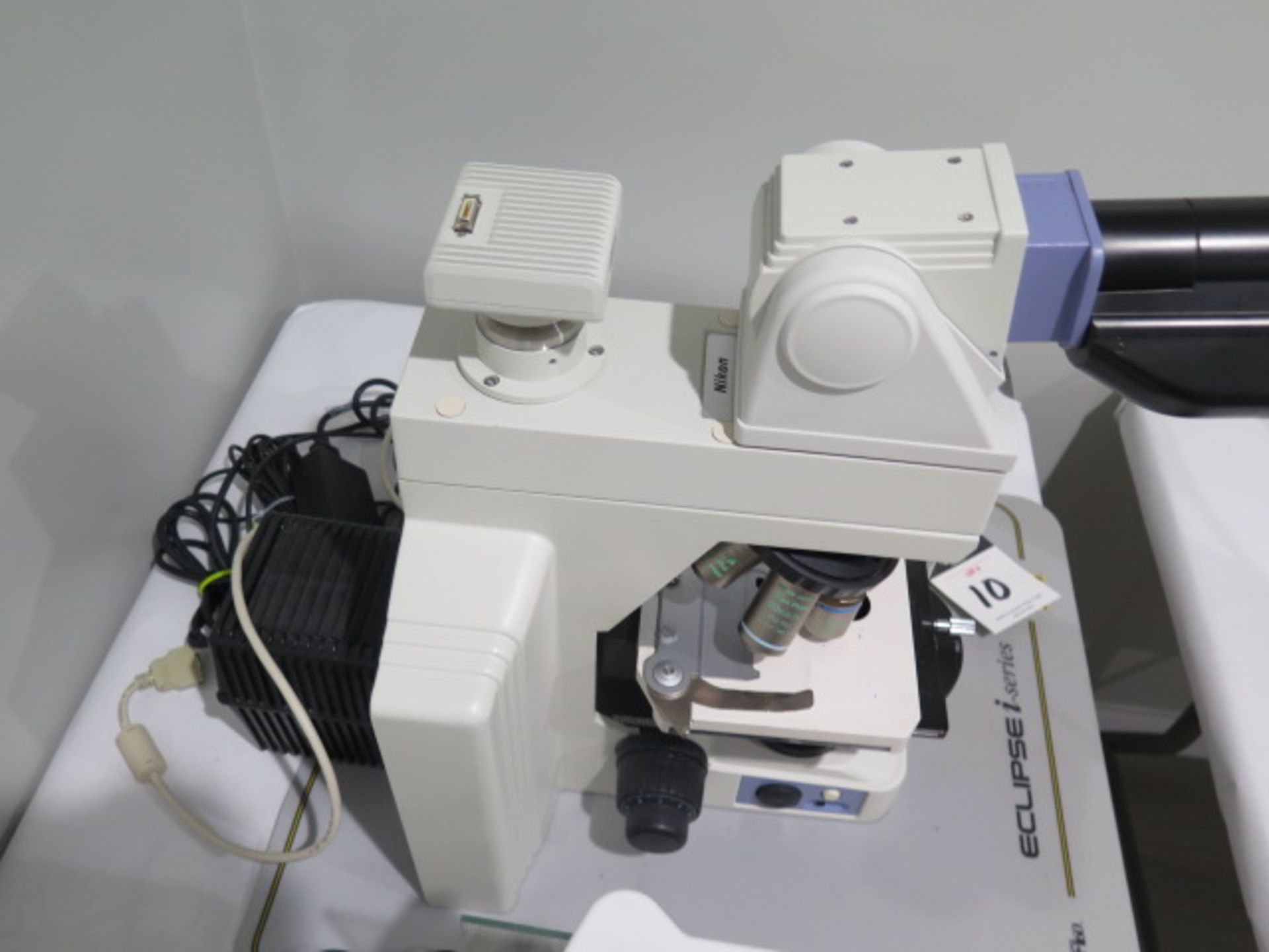Nikon Eclipse E600 Research Microscope s/n 763673 w/ Nikon Light,DS-U2 Digital Sight Unit,SOLD AS IS - Image 9 of 15