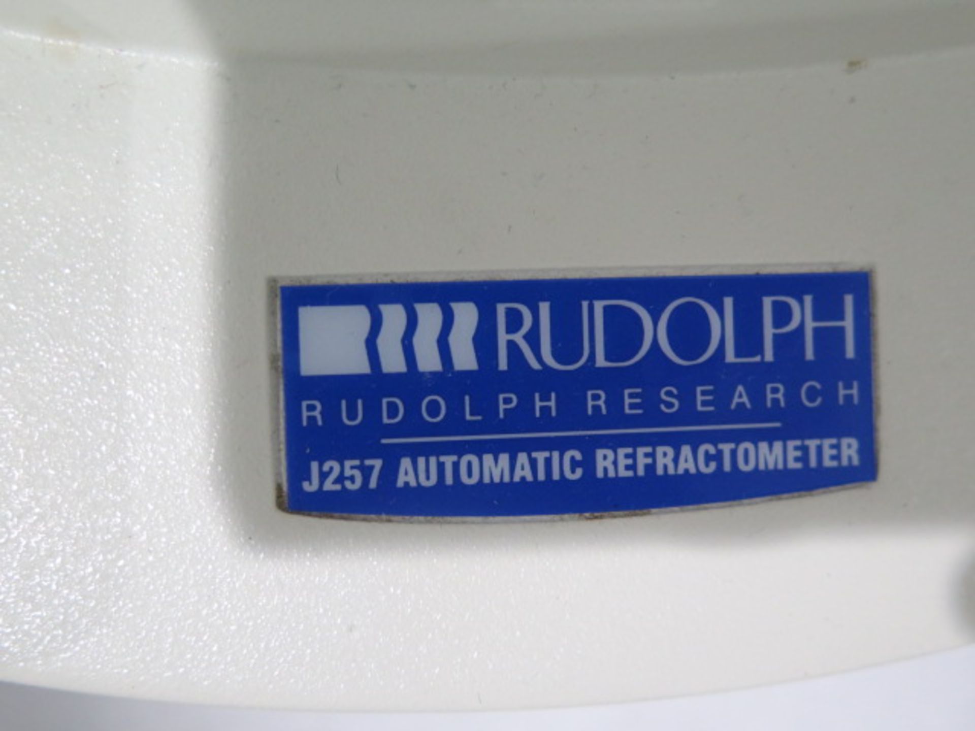 Rudolph A21341-CC-AM Refractometer s/n 13431 (SOLD AS-IS - NO WARRANTY) - Image 7 of 7