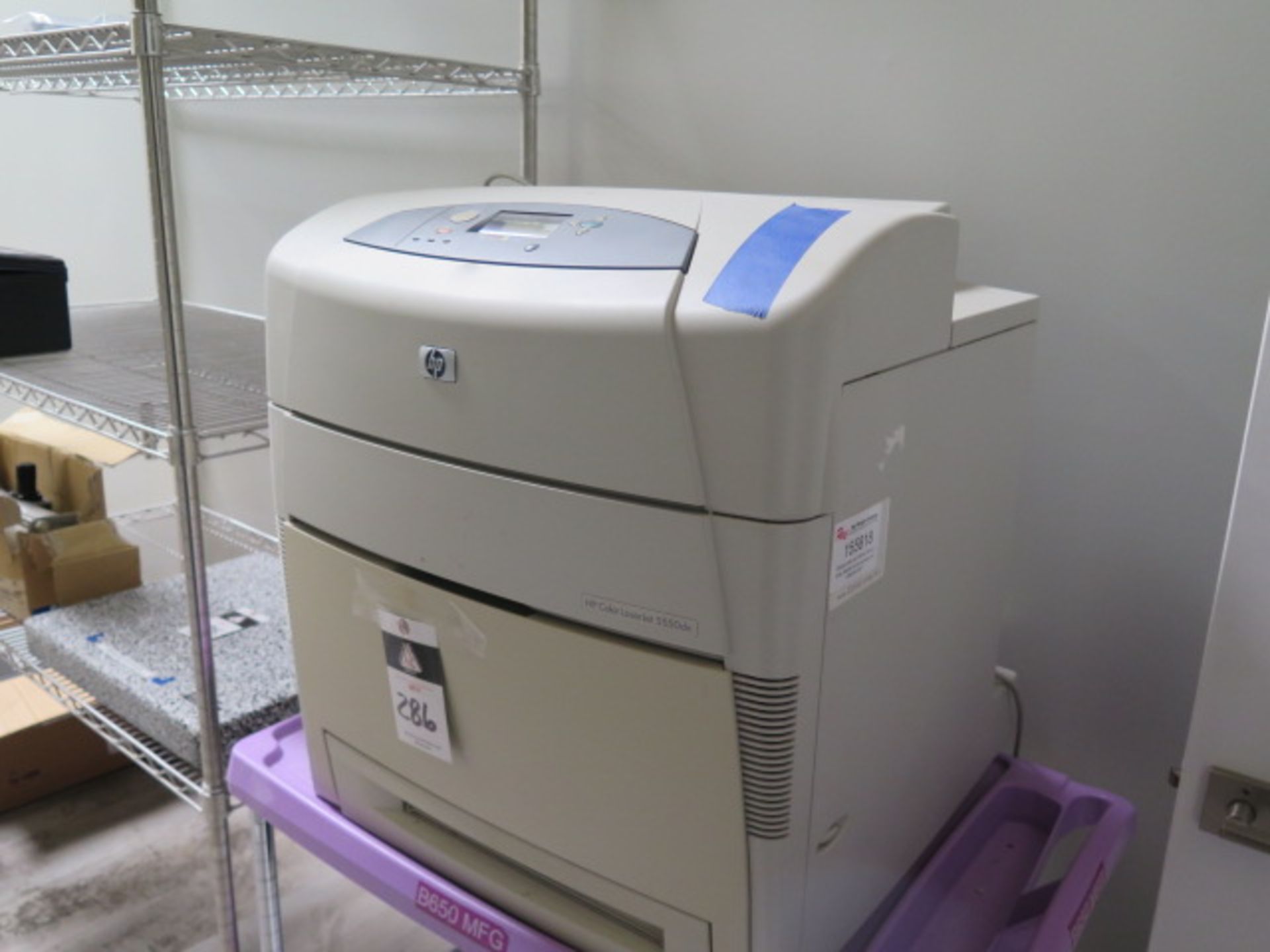 Hewlett Packard Color LaserJet 5550dn Color Printer (SOLD AS-IS - NO WARRANTY) - Image 2 of 6