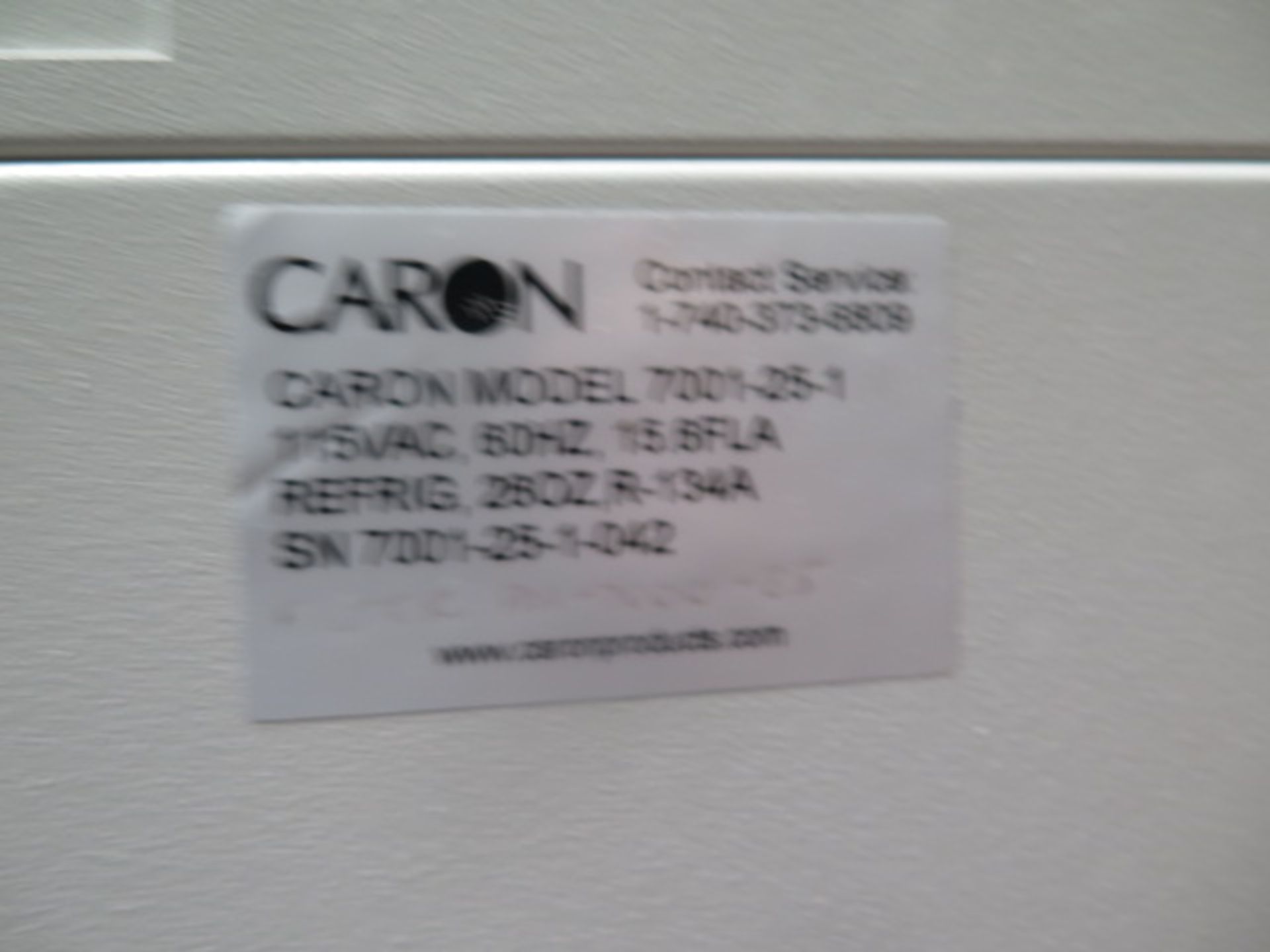 Caron 7001-25-1 Refrigerated Incubator s/n 7001-25-1-042 w/5C to 70C Range (SOLD AS-IS - NO - Image 8 of 8