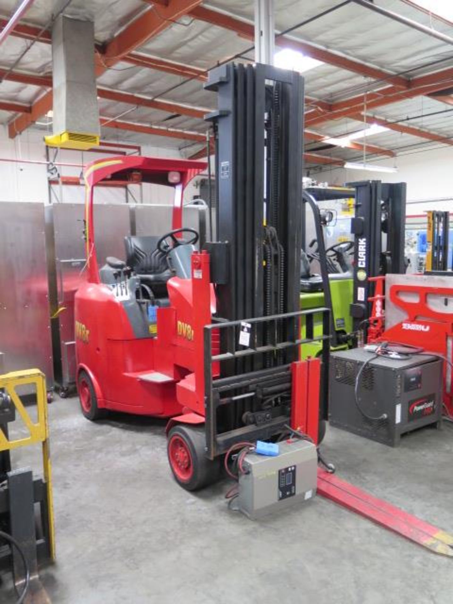 Tailift USADV8SR 2265 Lb Cap Articulating Elect Forklift s/n 600217 w/4-Stage, 258" Lift, SOLD AS IS