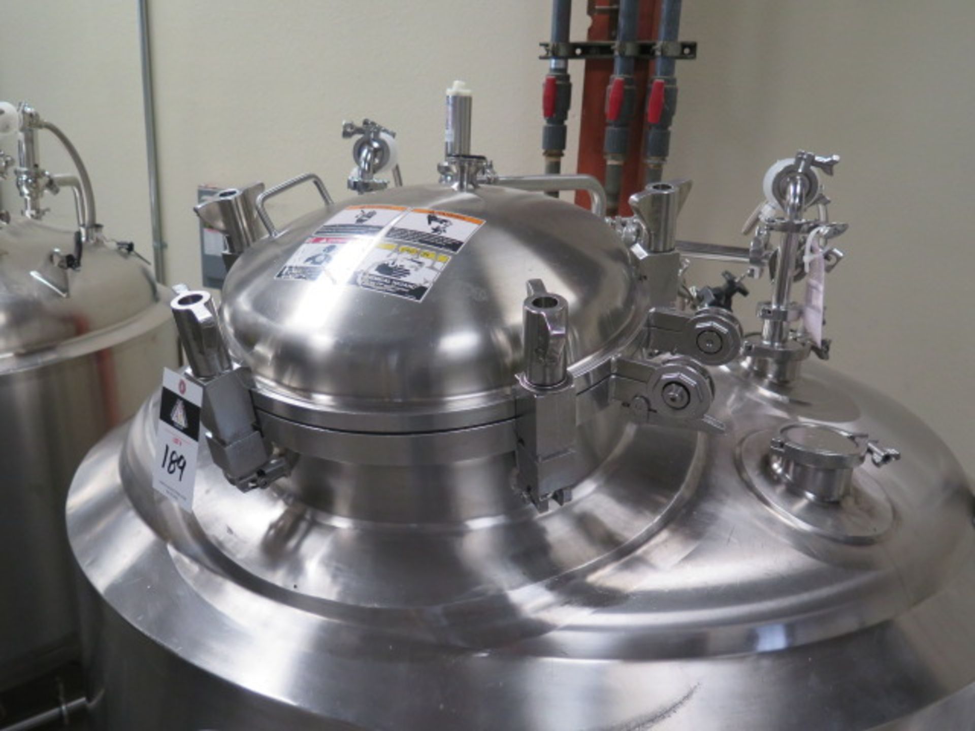 Halloway America Stainless Steel Jacketed Vessel w/ Inspection and Processing Ports, SOLD AS IS - Image 3 of 11