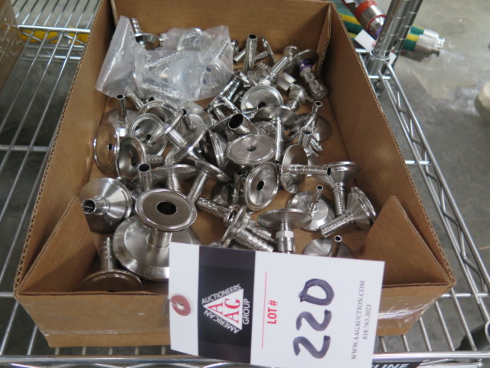 Stainless Steel Hose Connectors (SOLD AS-IS - NO WARRANTY)