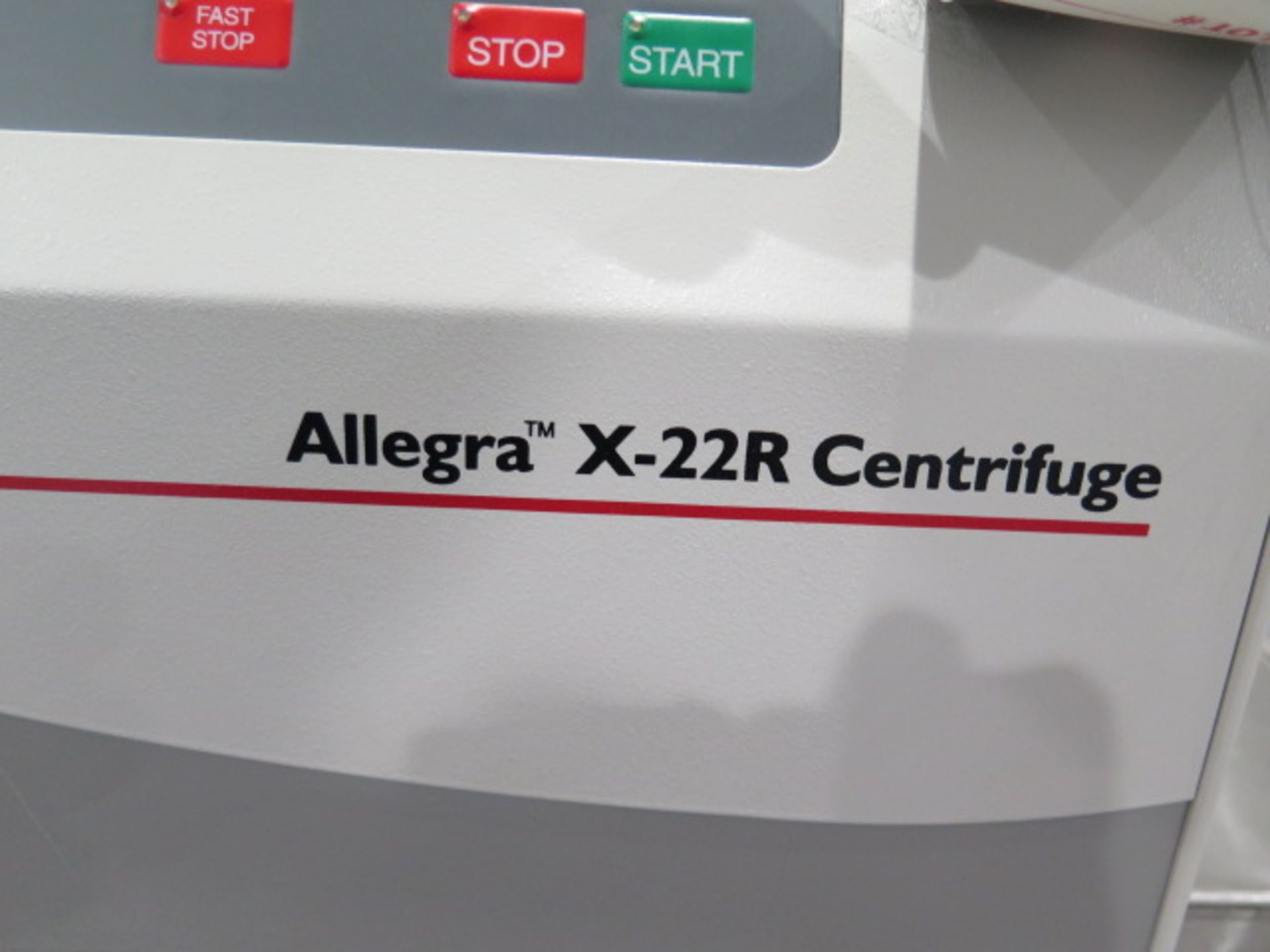 Beckman Coulter Allegra X-22R Centrifuge s/n ALB11B013 (SOLD AS-IS - NO WARRANTY) (SOLD AS-IS - NO - Image 7 of 9