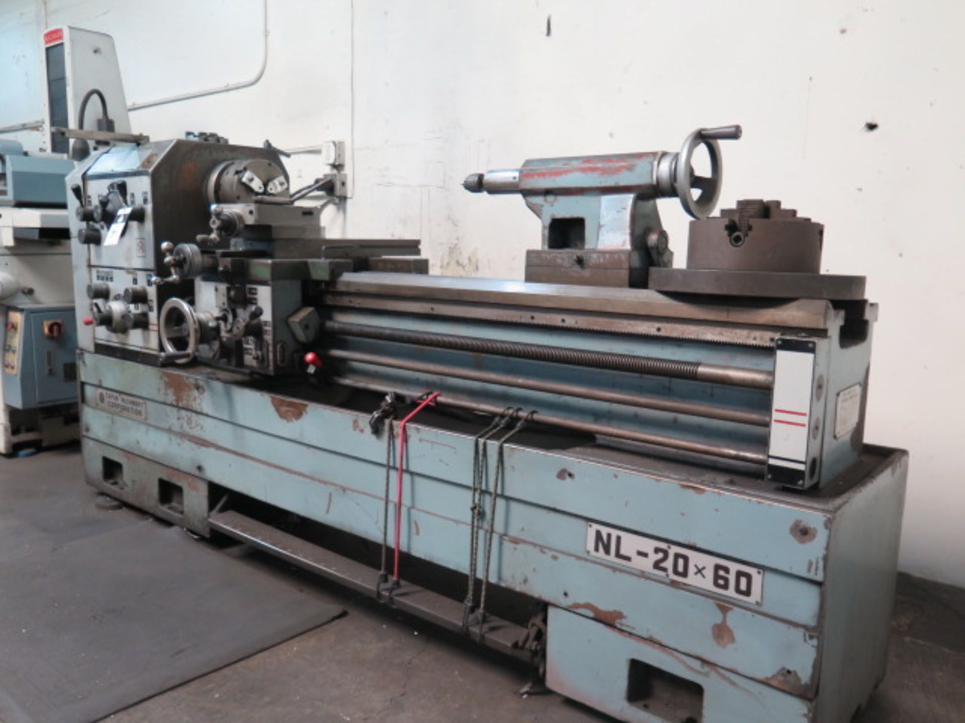 Japan Machinery Corp NL-20X60 20” x 60” Gap Bed Lathe w/Inch/mm Threading, Tailstock, SOLD AS IS - Image 3 of 20
