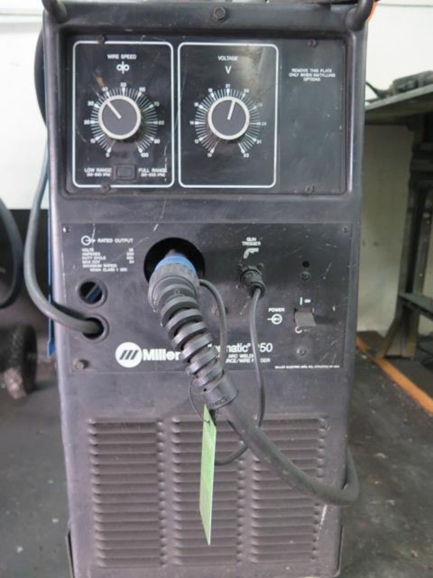 Miler Millermatic 250 CV-DC Arc Welding Power Source and Wire Feeder (SOLD AS-IS - NO WARRANTY) - Image 5 of 10