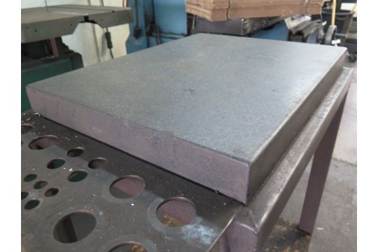 18" x 24" x 3" Granite Surface Plate w/ Stand (SOLD AS-IS - NO WARRANTY) - Image 2 of 4