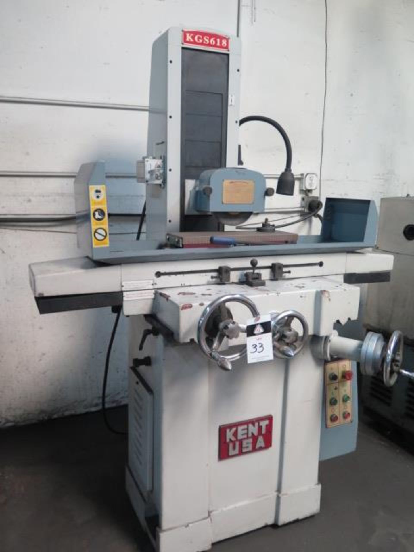 2013 Kent KGS618 6” x 18” Surface Grinder s/n KT143296 w/ 6” x 18” Magnetic Chuck (SOLD AS-IS - NO - Image 2 of 15