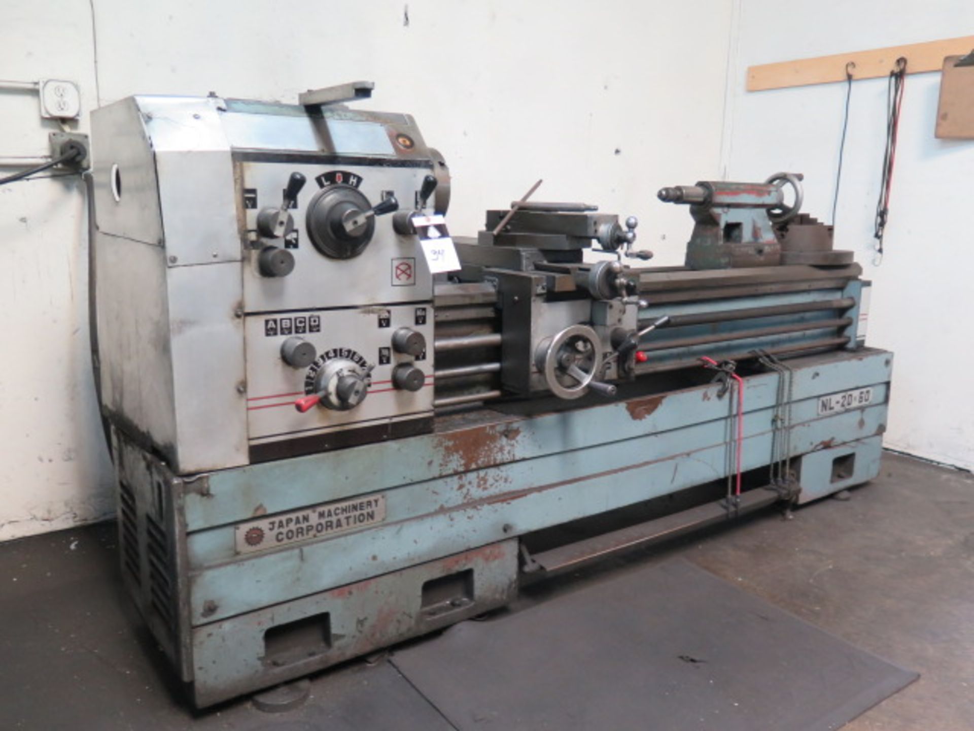 Japan Machinery Corp NL-20X60 20” x 60” Gap Bed Lathe w/Inch/mm Threading, Tailstock, SOLD AS IS - Image 2 of 20
