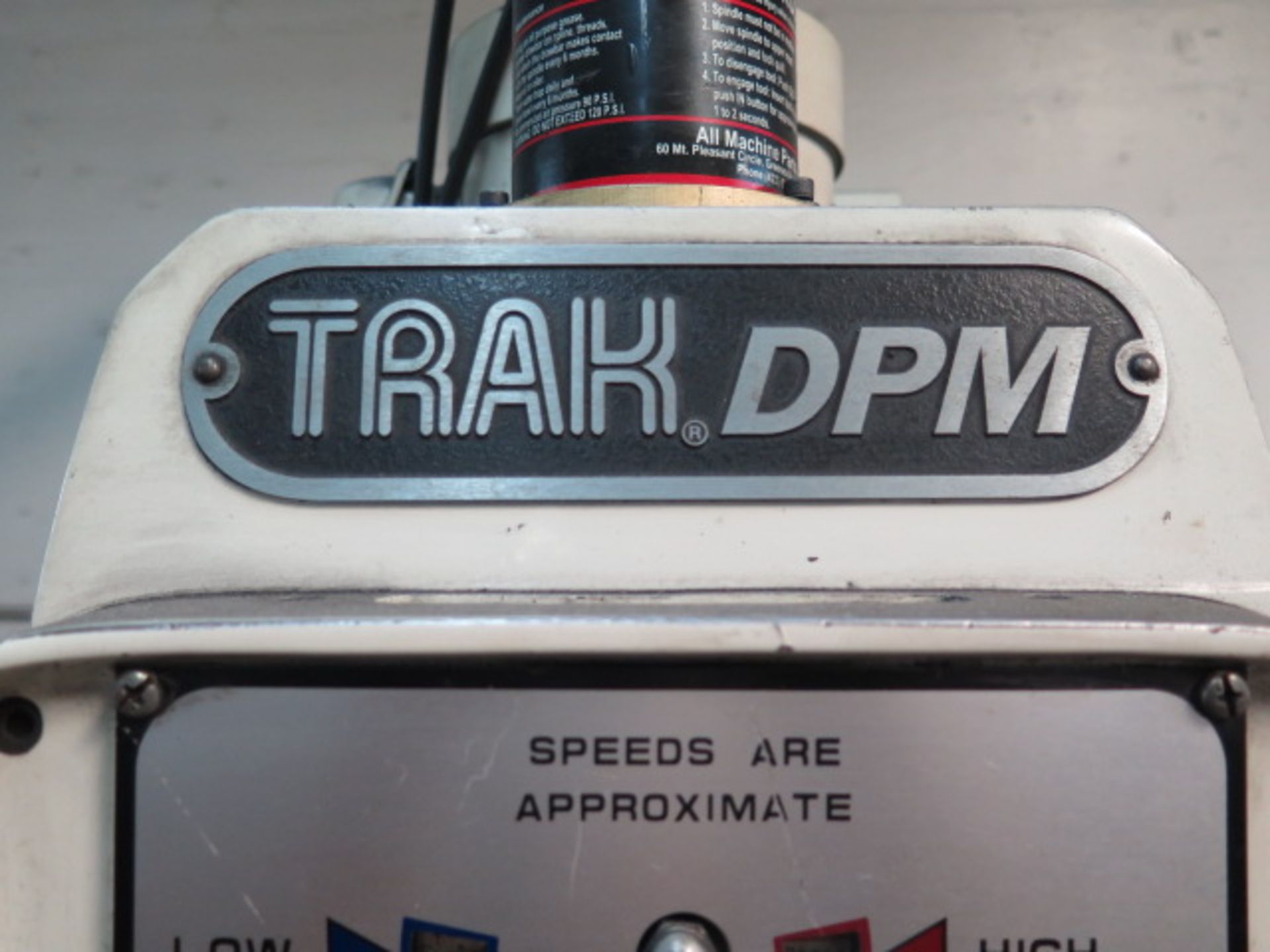 Trak DPM 3-Axis CNC Mill s/n 96-2226 w/ Proto Trak MX3 Controls, 70-4200 RPM, 40-Taper, SOLD AS IS - Image 4 of 16