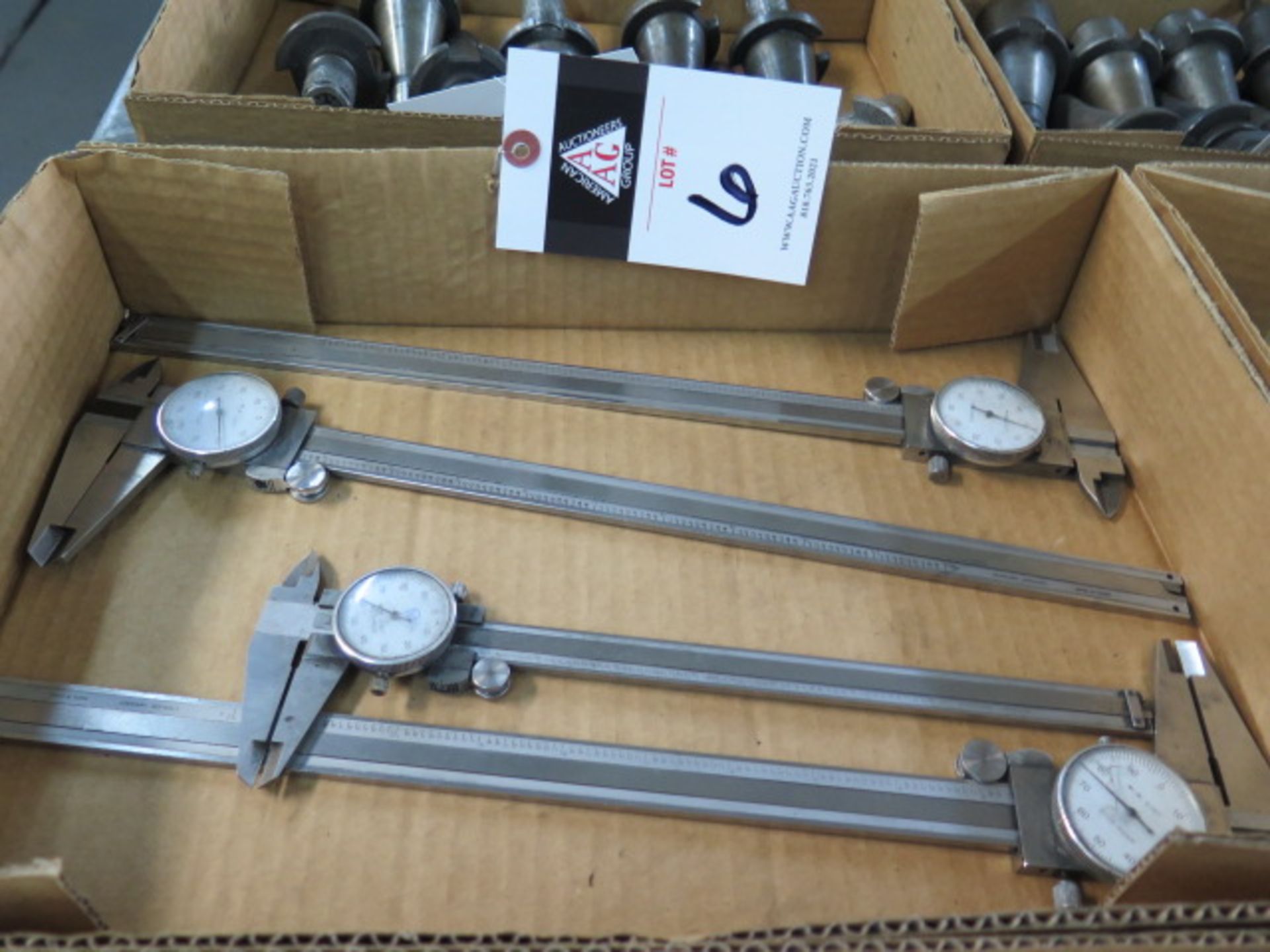8" and 12" Dial Calipers (4) (SOLD AS-IS - NO WARRANTY)