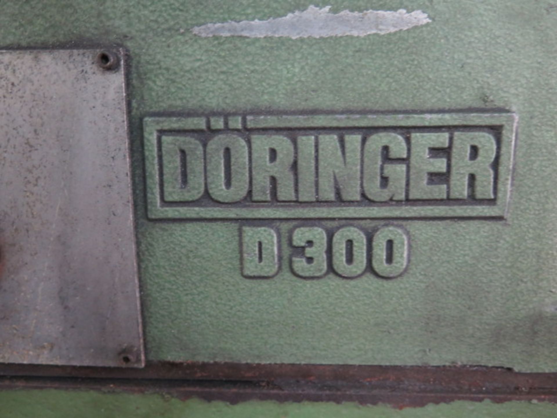 Doringer D-300 Miter Cold Saw s/n 18417 w/ 2-Speeds, Speed Clamping, Extended Table, SOLD AS IS - Image 10 of 16