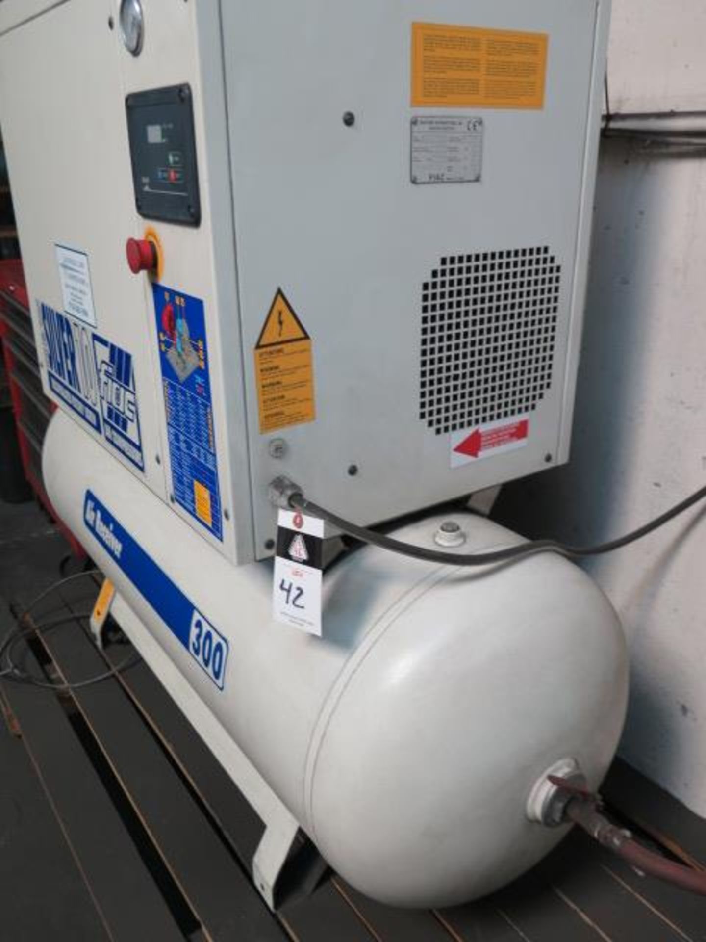 2017 Fiac “New Silver 10/300” Encapsulated Rotary Screw Air Compressor s/n BN9-43408, SOLD AS IS - Image 8 of 10
