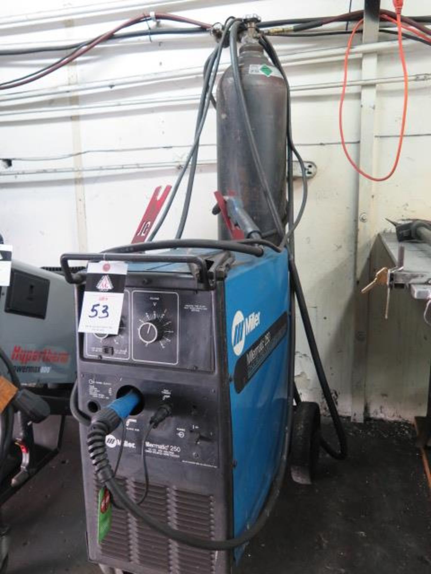 Miler Millermatic 250 CV-DC Arc Welding Power Source and Wire Feeder (SOLD AS-IS - NO WARRANTY) - Image 3 of 10