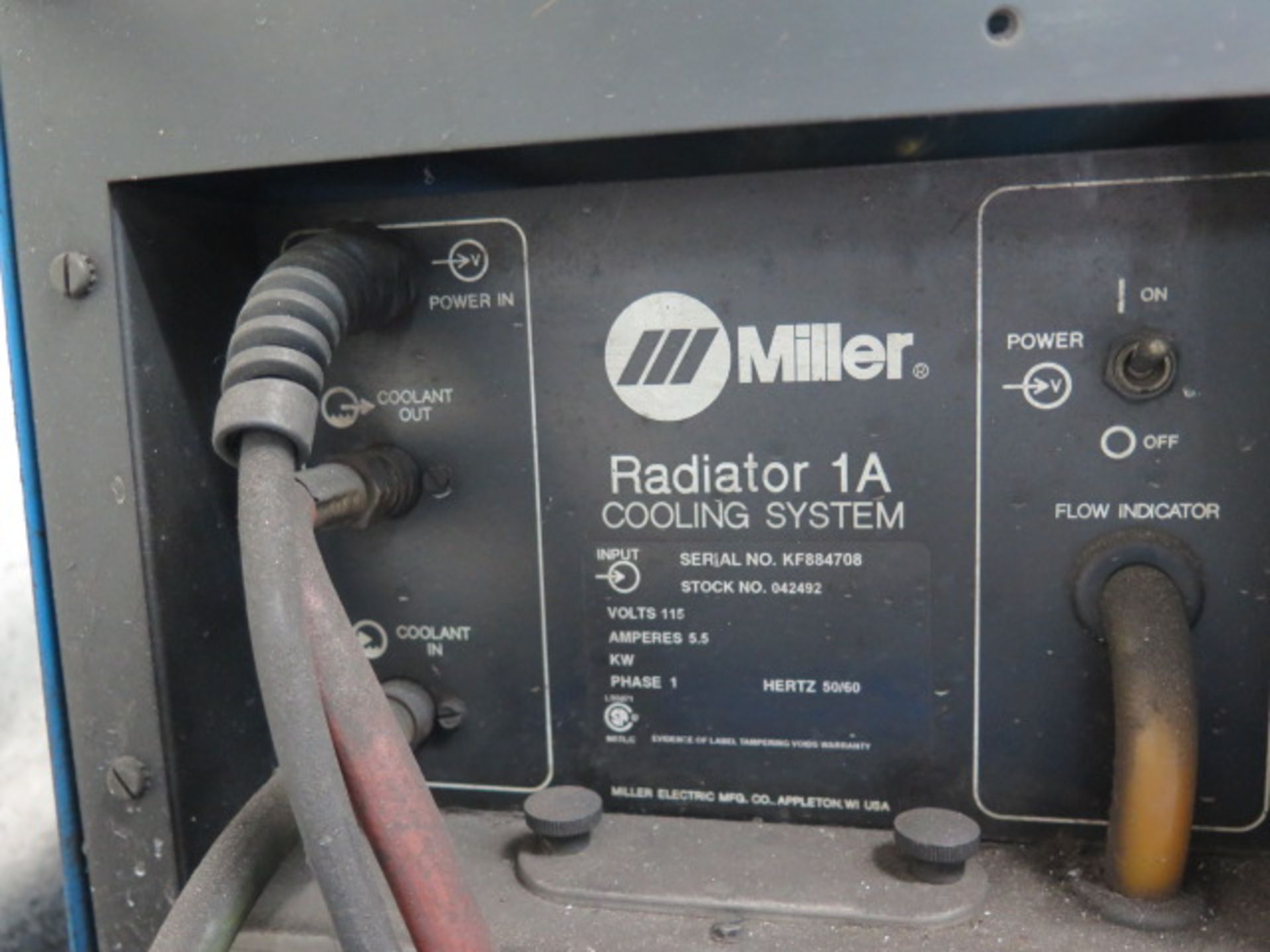 Miller Syncrowave 250 CC-AC/DC Arc Welding Power Source w/ Miller Radiator-1A Cooling, SOLD AS IS - Image 4 of 13