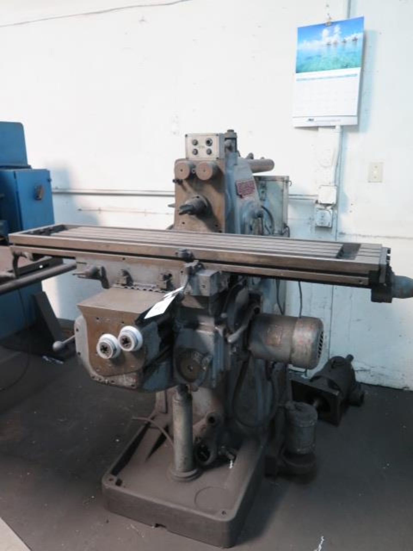 Kearney & Trecker Milwaukee 3HP-No2 mdl. CE Universal Horizontal Mill w/ 25-1300 RPM, SOLD AS IS - Image 3 of 15