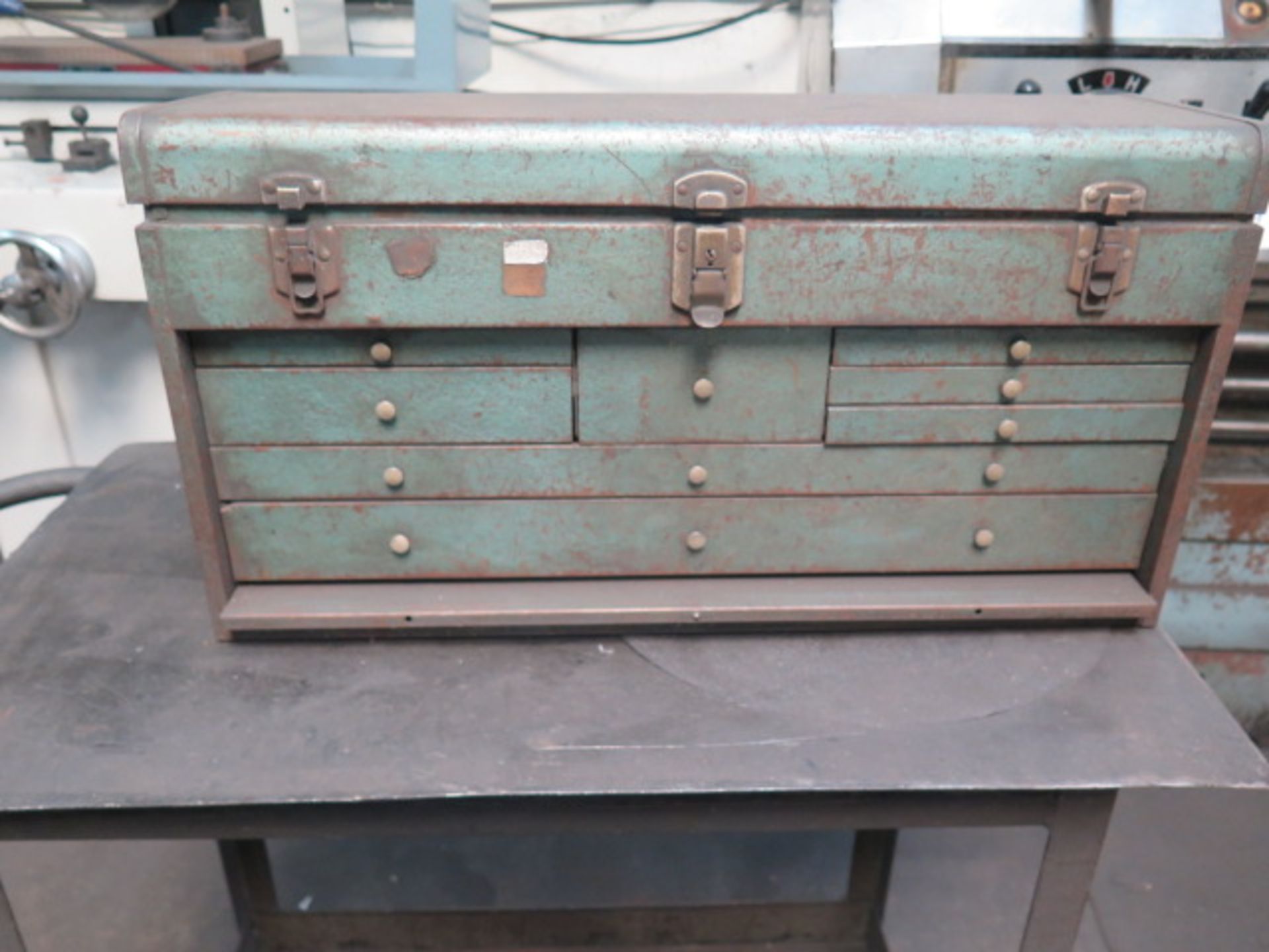 Kennedy Tool Box w/ Misc Lathe Tooling and Cart (SOLD AS-IS - NO WARRANTY) - Image 2 of 11