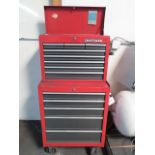 Craftsman Roll-A-Way Tool Box w/ Misc (SOLD AS-IS - NO WARRANTY)