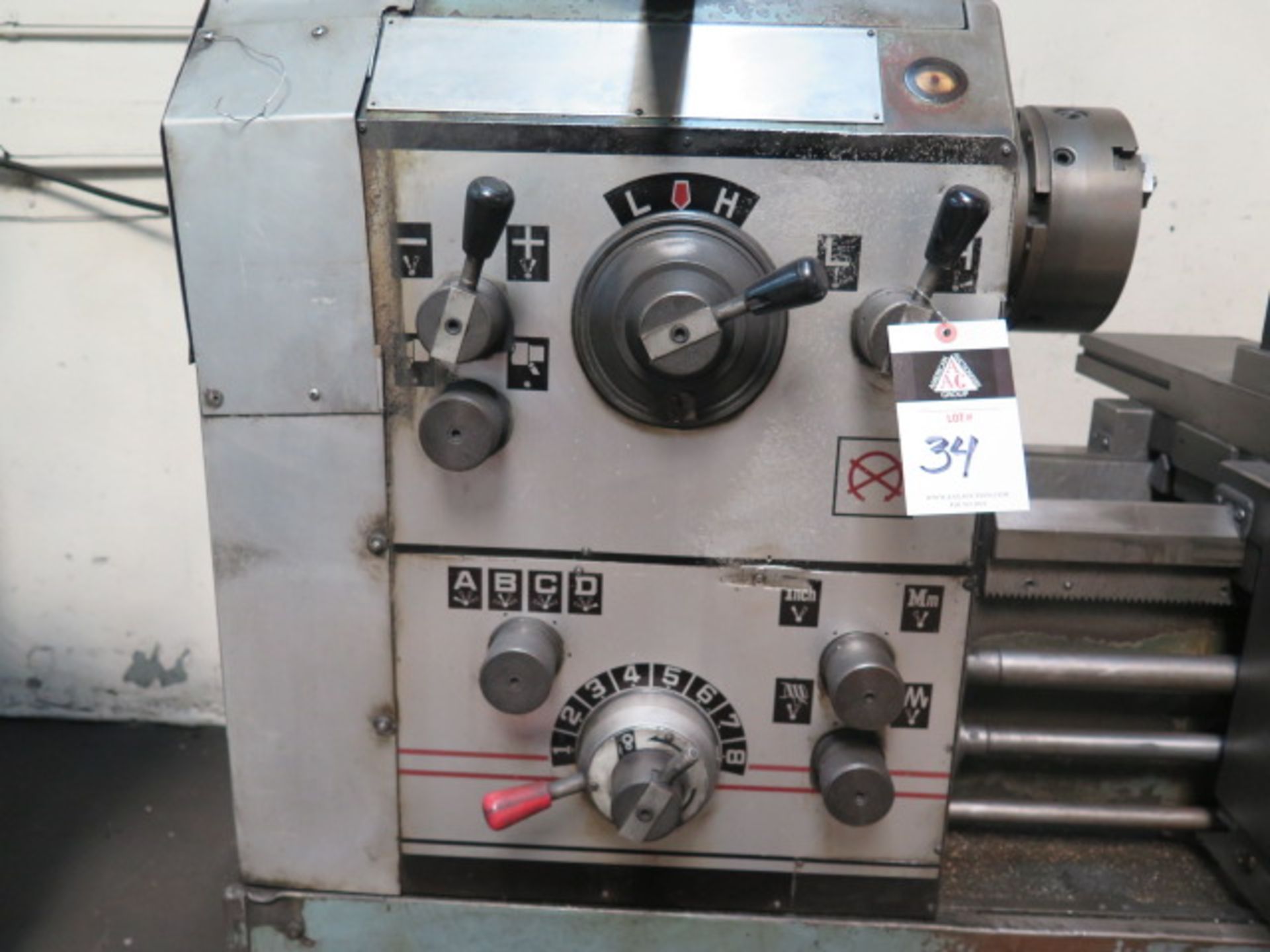 Japan Machinery Corp NL-20X60 20” x 60” Gap Bed Lathe w/Inch/mm Threading, Tailstock, SOLD AS IS - Image 16 of 20