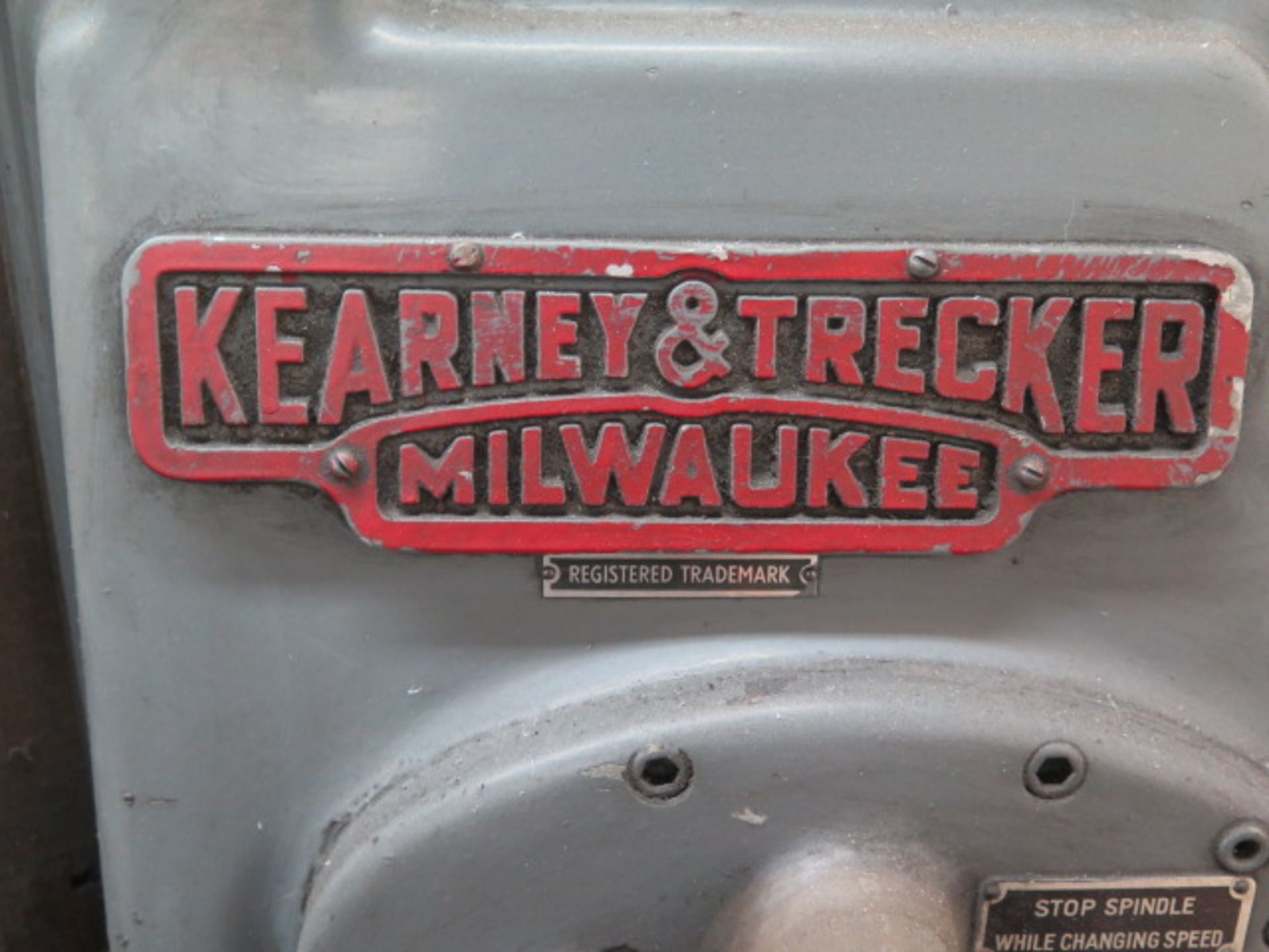 Kearney & Trecker Milwaukee 3HP-No2 mdl. CE Universal Horizontal Mill w/ 25-1300 RPM, SOLD AS IS - Image 5 of 15