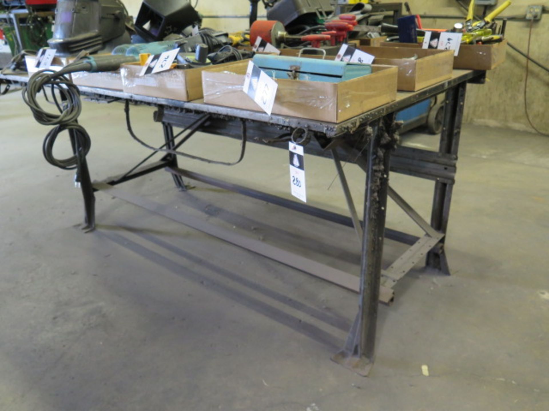 48” x 72” x ¾” Steel Welding Table (SOLD AS-IS - NO WARRANTY)