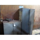 Storage Cabinets (4) w/ MIsc (SOLD AS-IS - NO WARRANTY)