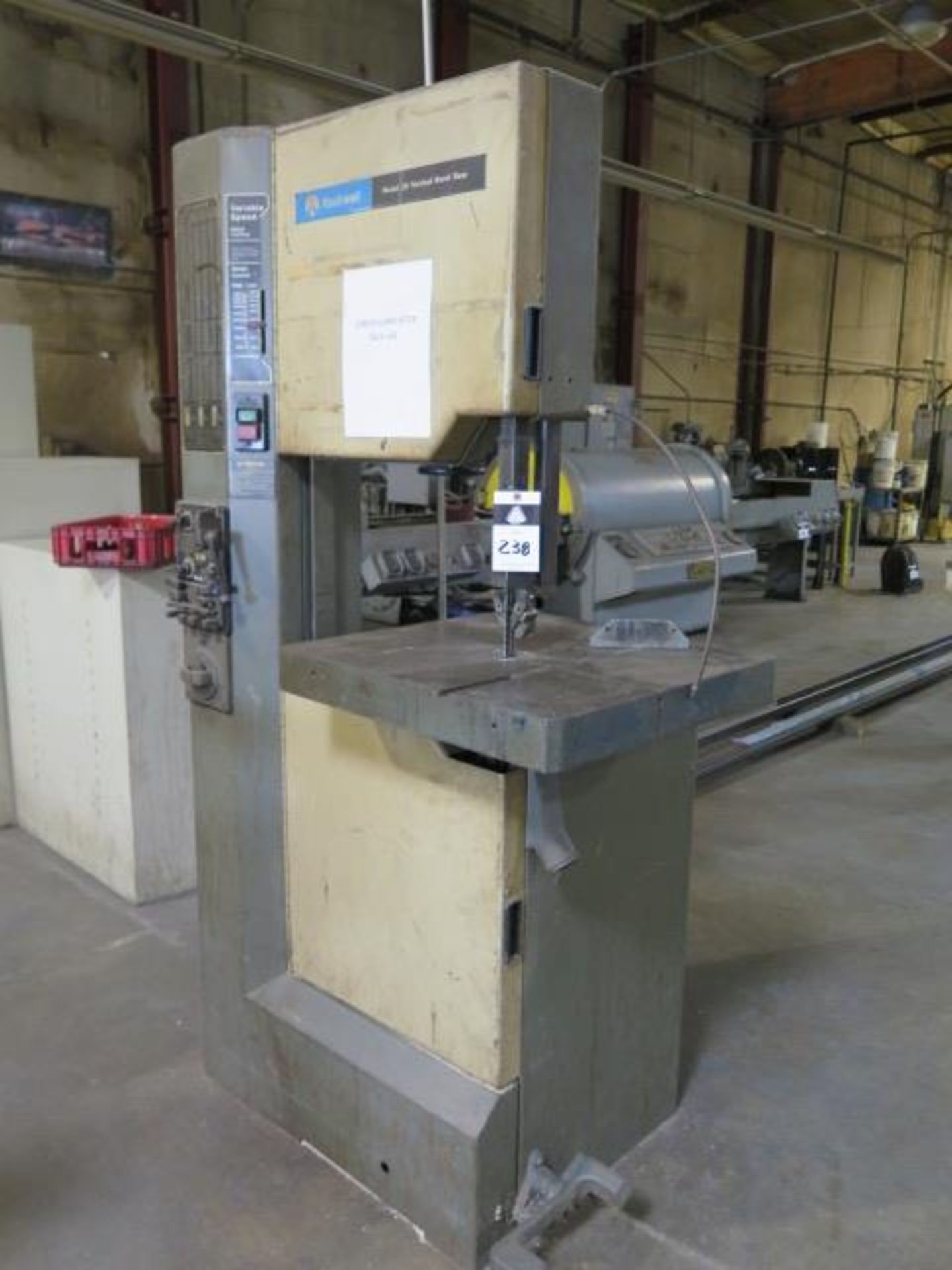 Rockwell 20” Vertical Band Saw s/n 1814408 w/ Blade Welder, 50-4500 FPM, 24” x 24” Table,SOLD AS IS - Image 2 of 7