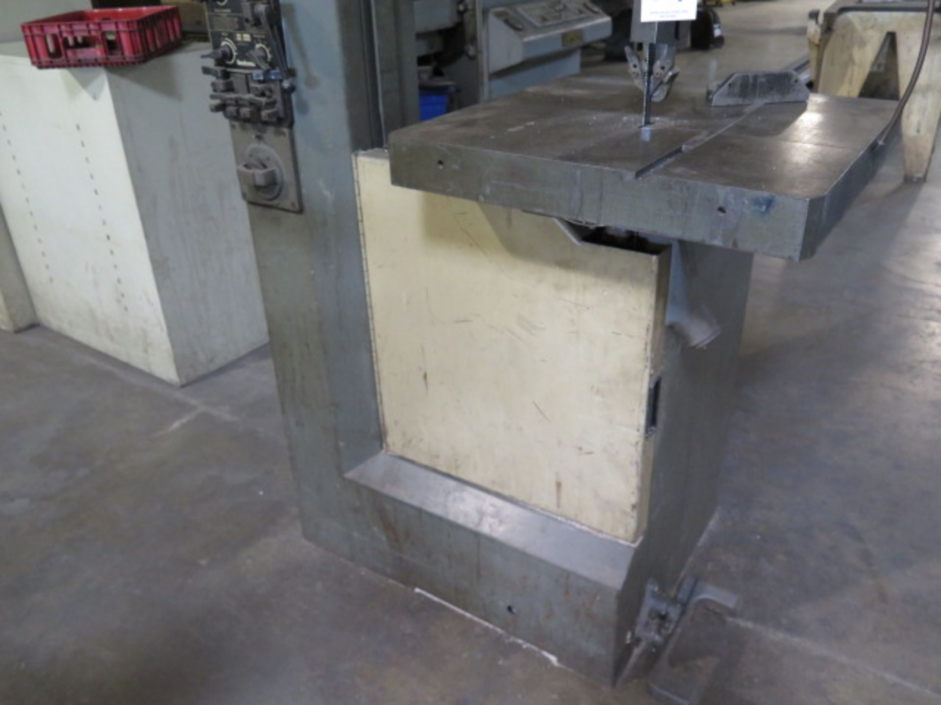 Rockwell 20” Vertical Band Saw s/n 1814408 w/ Blade Welder, 50-4500 FPM, 24” x 24” Table,SOLD AS IS - Image 4 of 7