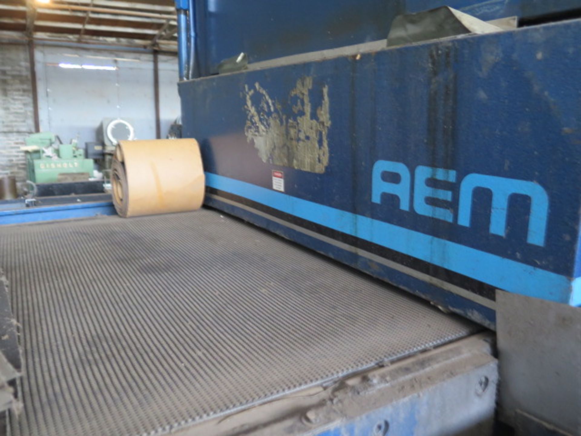 AEM Double Sided 36" Belt Wet Belt Grainer w/ Cleanomat Air Knife (SOLD AS-IS - NO WARRANTY) - Image 7 of 16