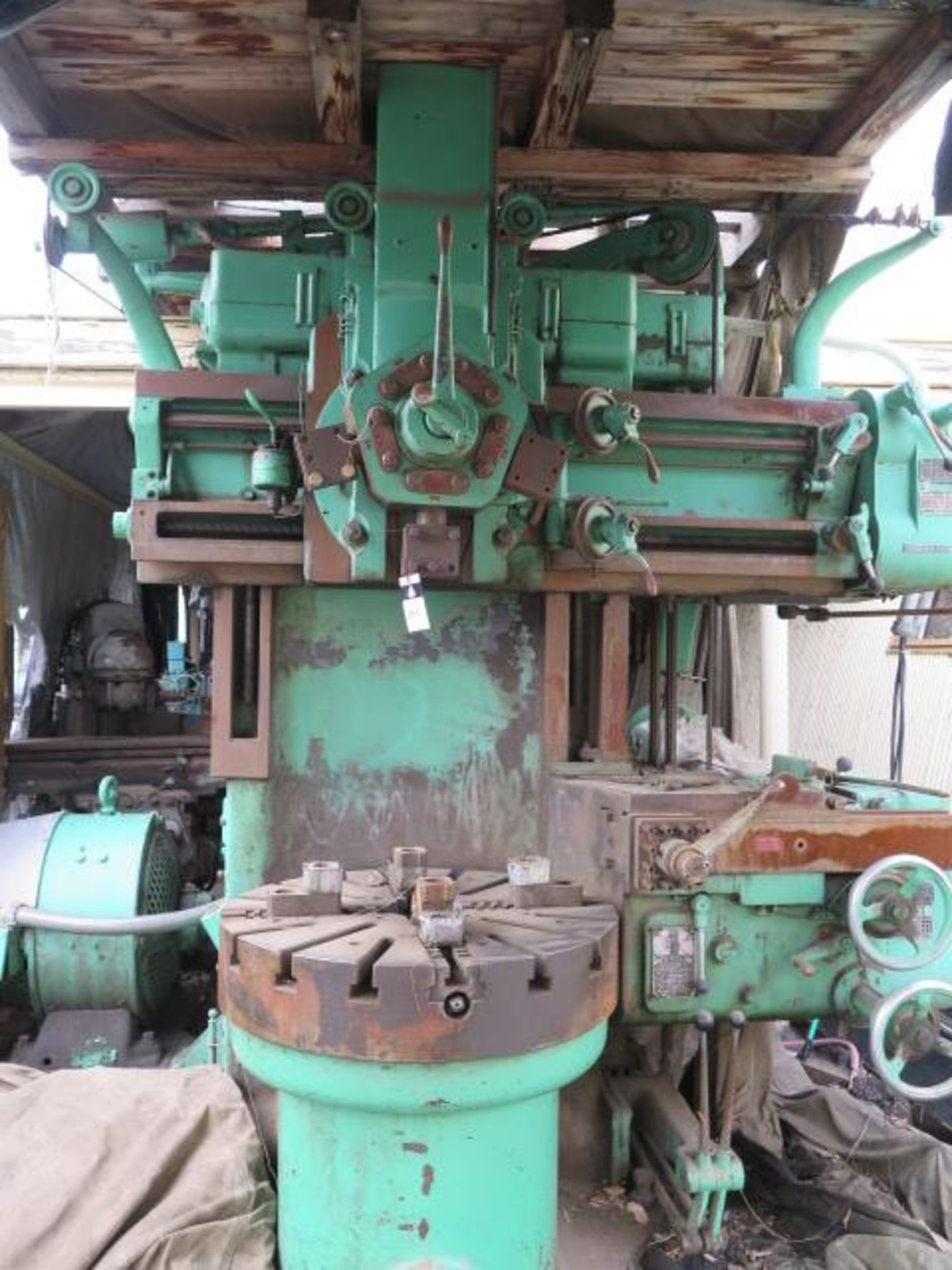 King 36" Vertical Turret Lathe s/n 2615 w/ 5-Station Indexing Head, Facing / Turning Head,SOLD AS IS - Image 2 of 14