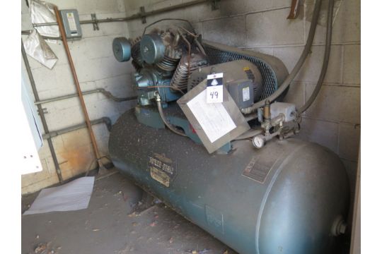 Saylor-Beale 10Hp Horizontal Air Compressor w/ 2-Stage Pump, 120 Gallon Tank (SOLD AS-IS - NO - Image 2 of 7